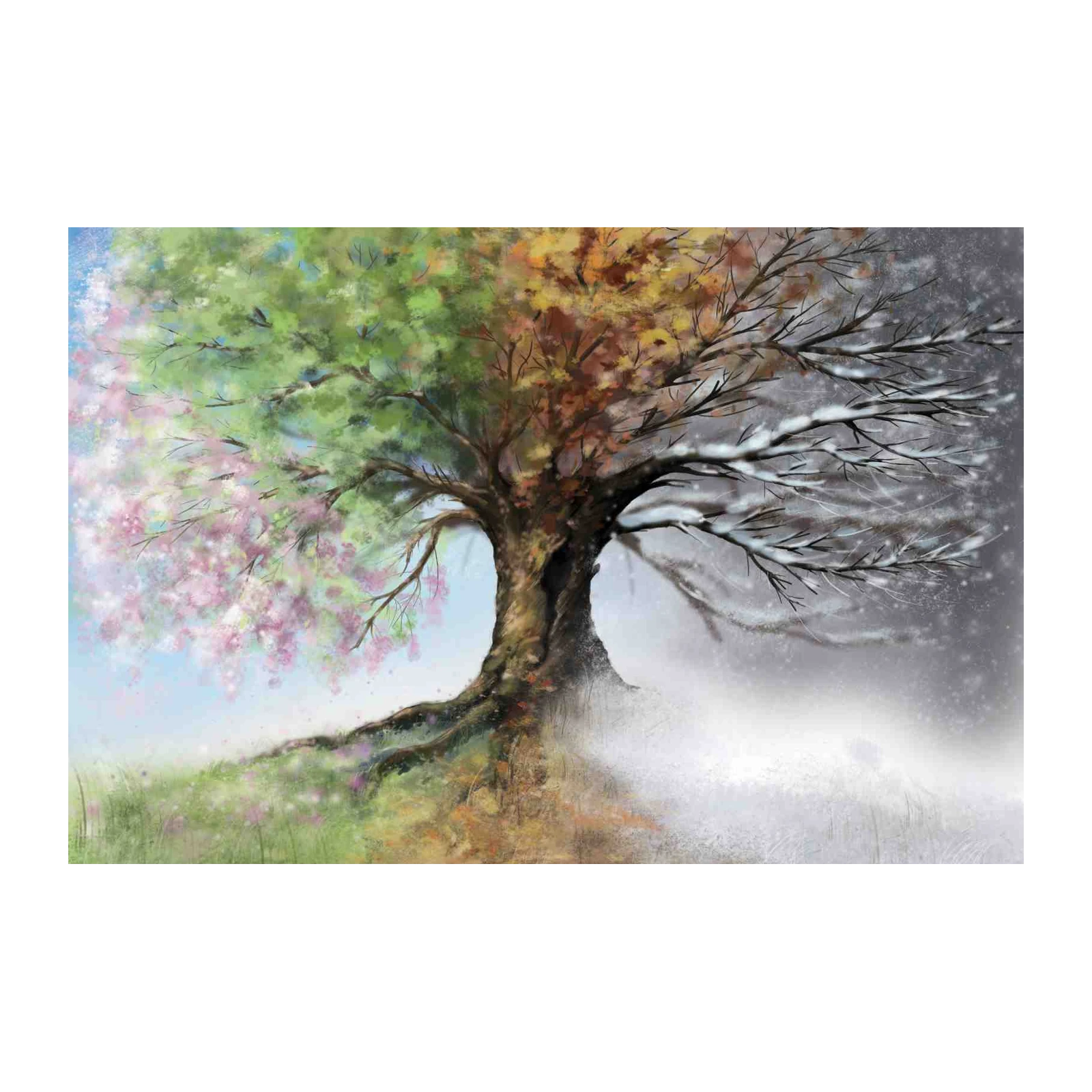 Four Seasons Tree Wall Art