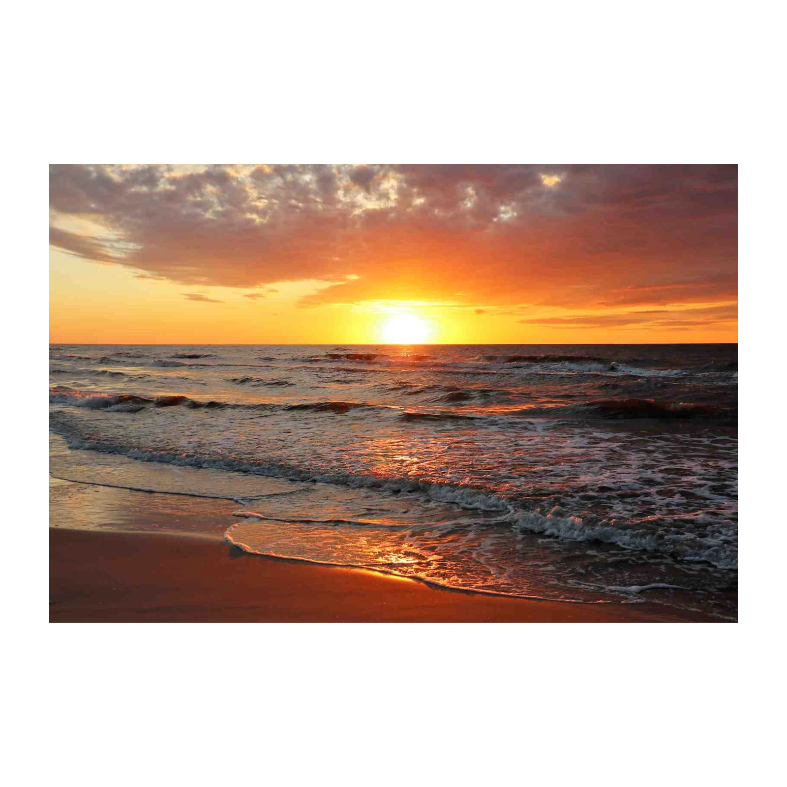 Sunset Beach Serenity Wall Art