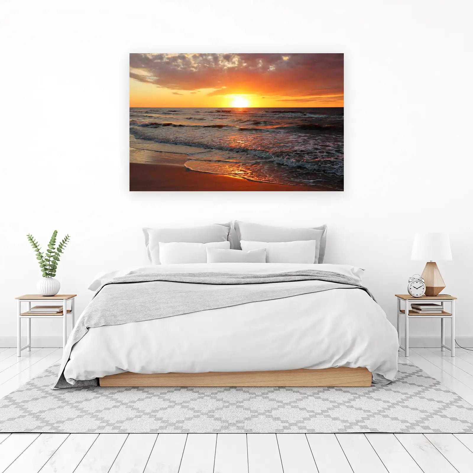 Sunset Beach Serenity Wall Art