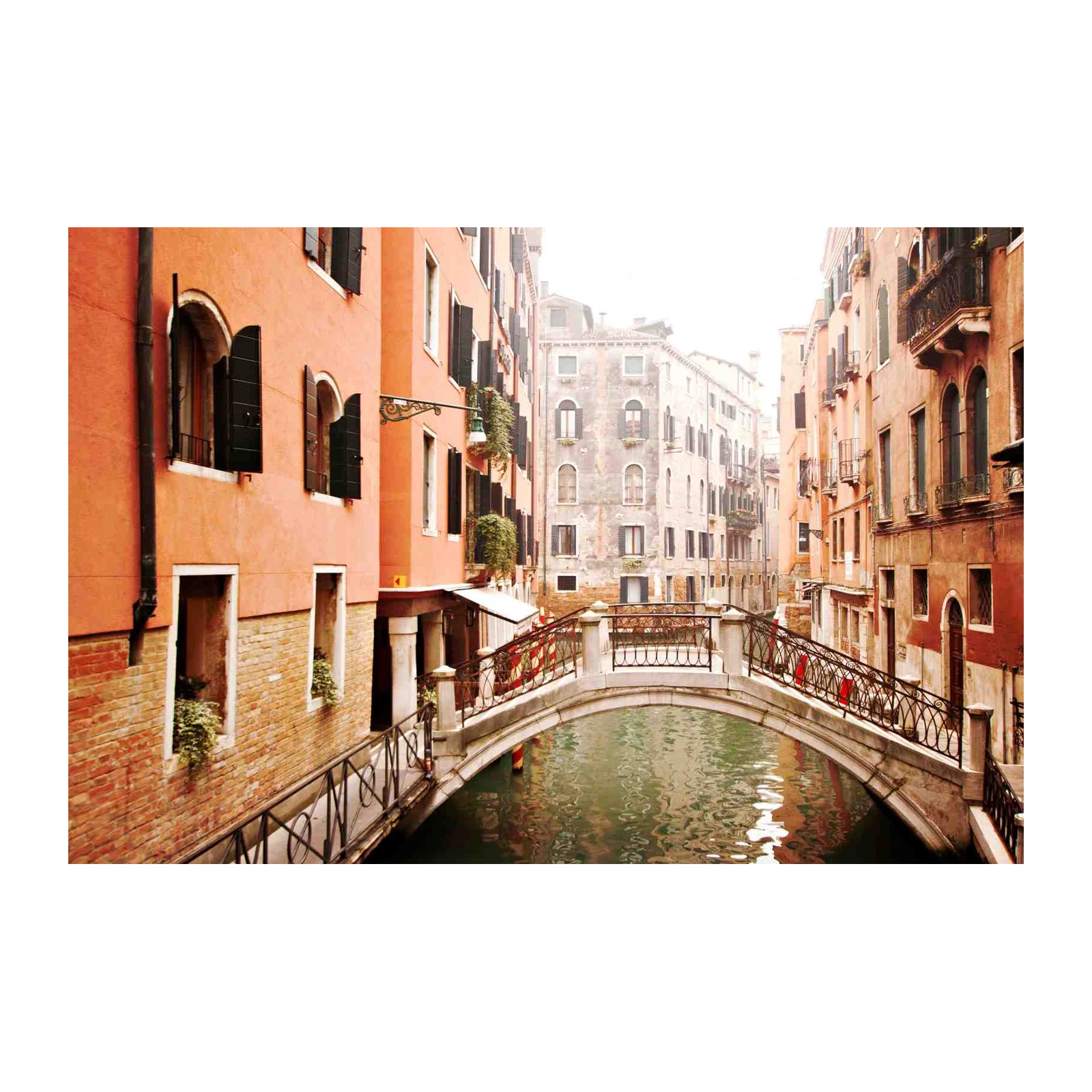 Venetian Canal Bridge Serenity Wall Art