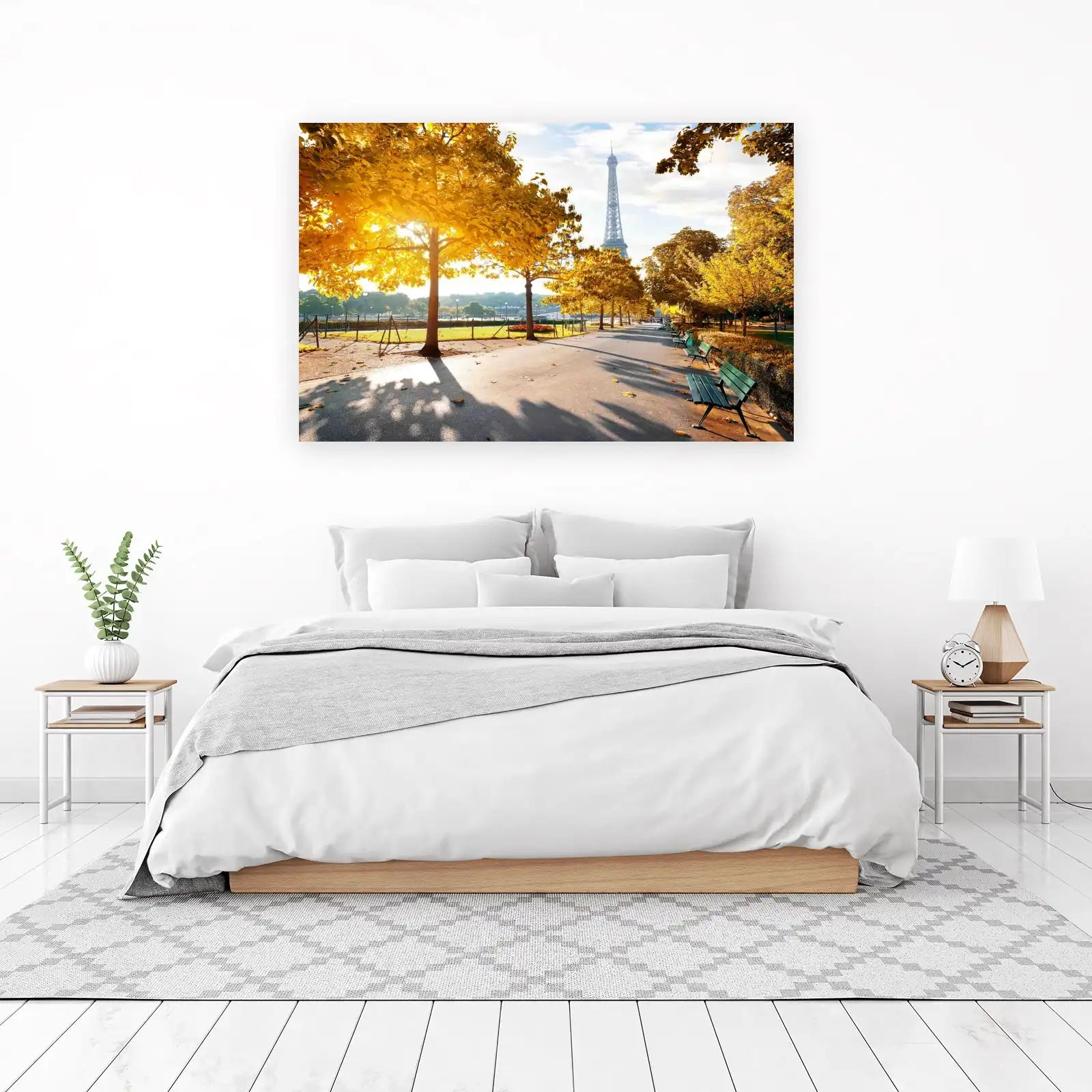 Parisian Autumn Eiffel Tower Wall Art