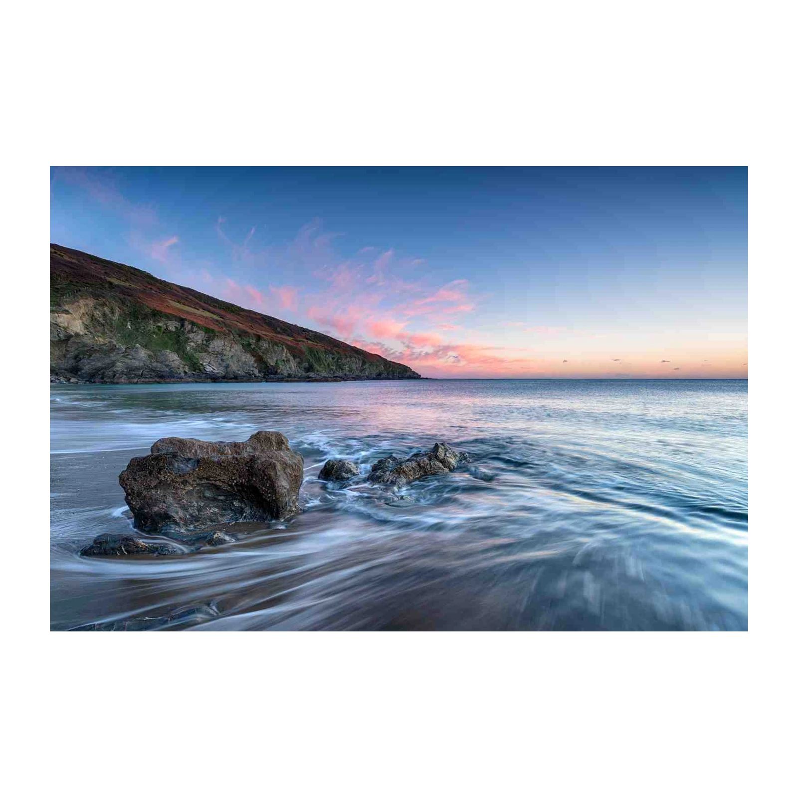 Tranquil Coastal Sunset Wall Art