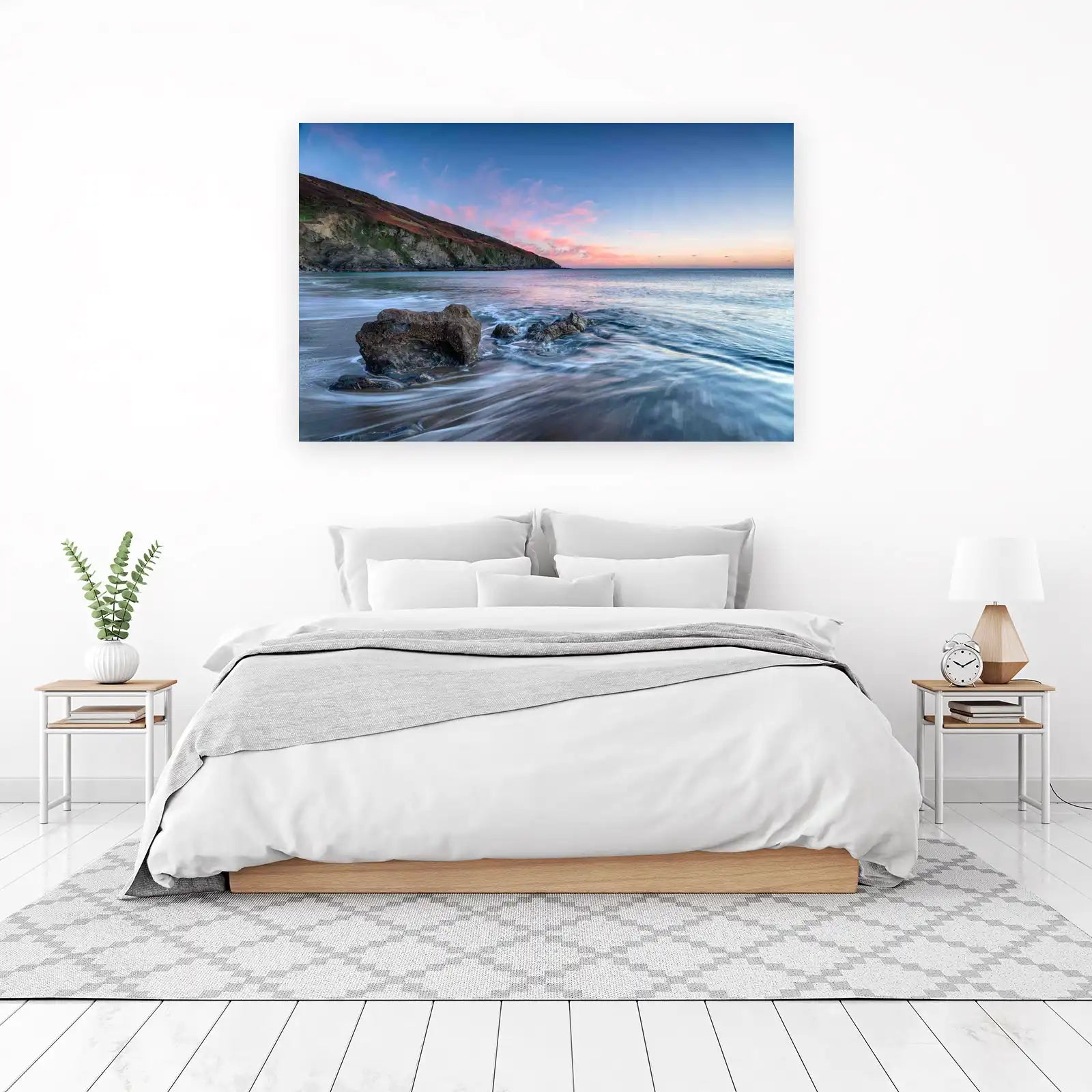 Tranquil Coastal Sunset Wall Art