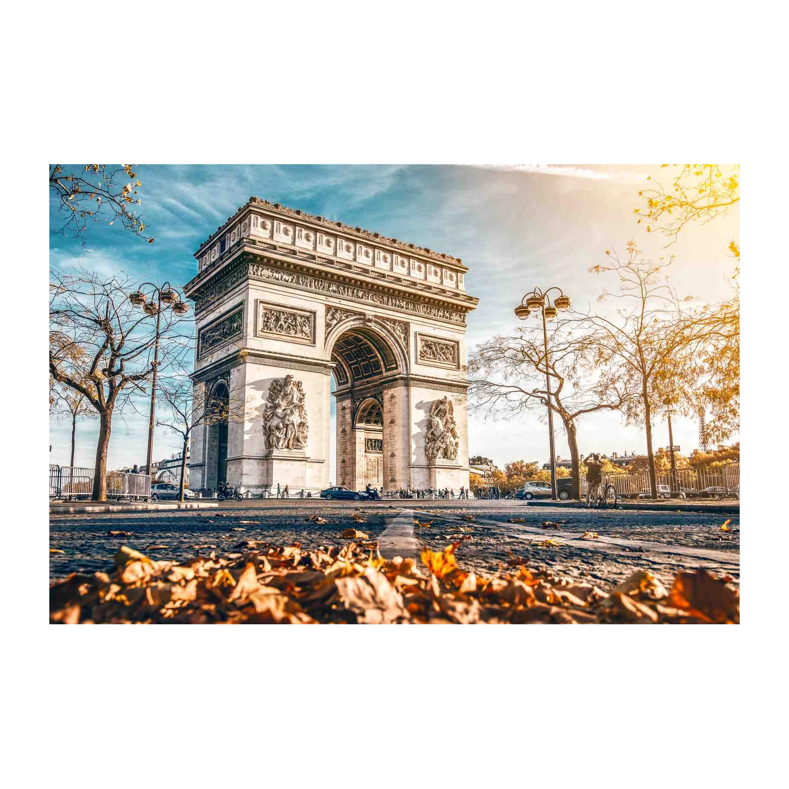 Parisian Arc de Triomphe Autumn Wall Art