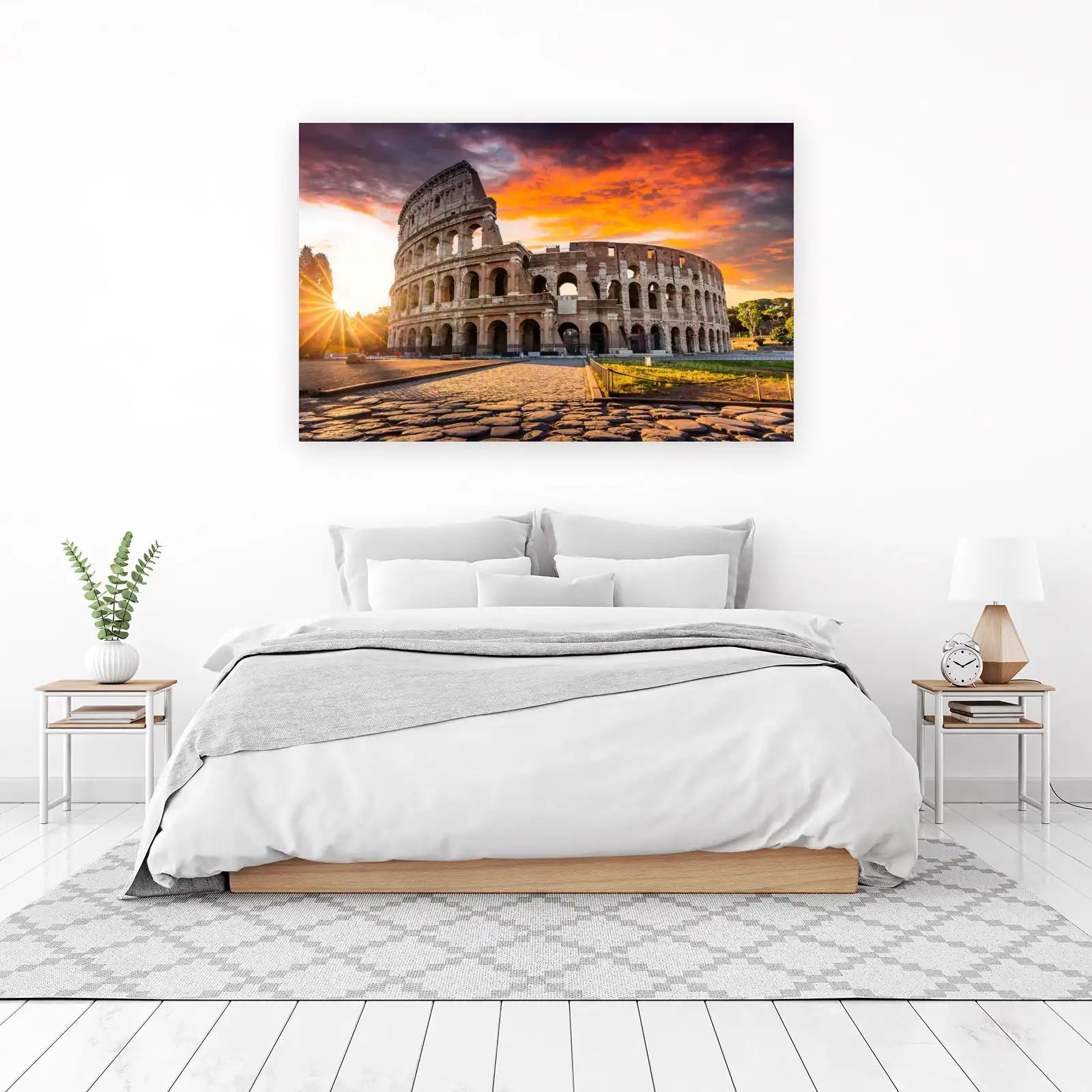 Majestic Colosseum Sunset Wall Art