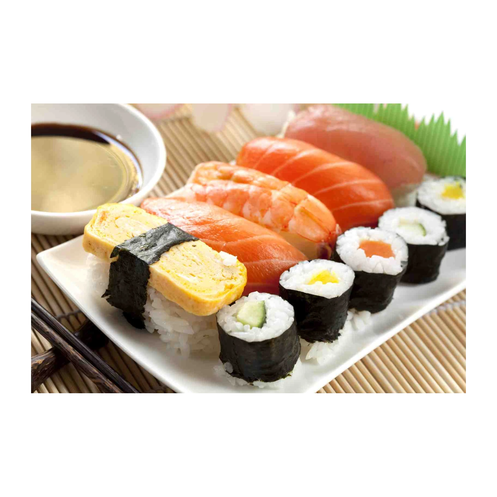 Vibrant Sushi Platter Wall Art - Japanese Art