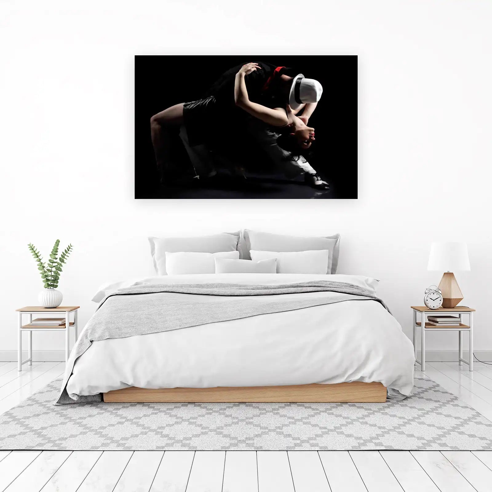 Passionate Tango Dance Couple Wall Art