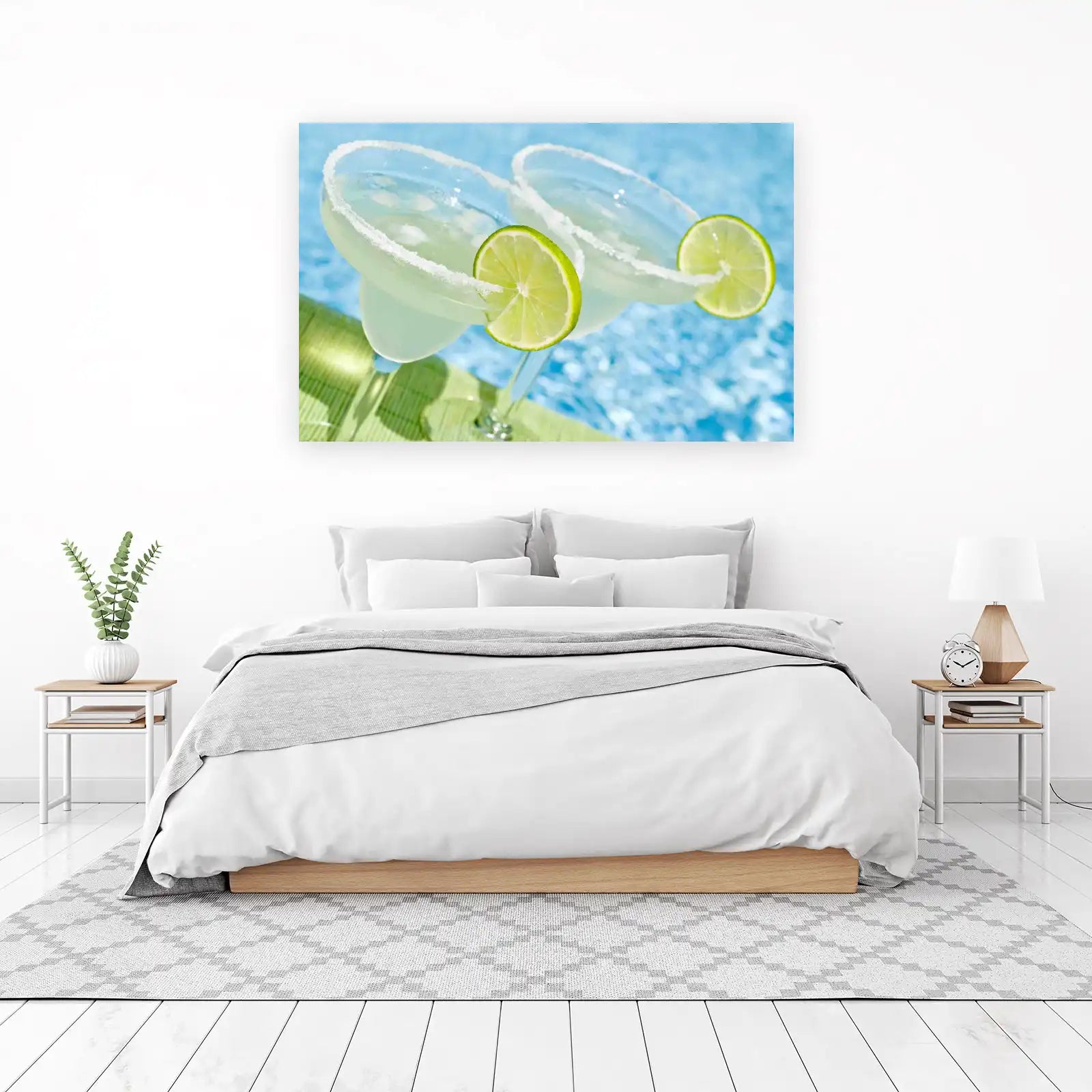 Refreshing Margarita Vibes Beach Wall Art Wall Art