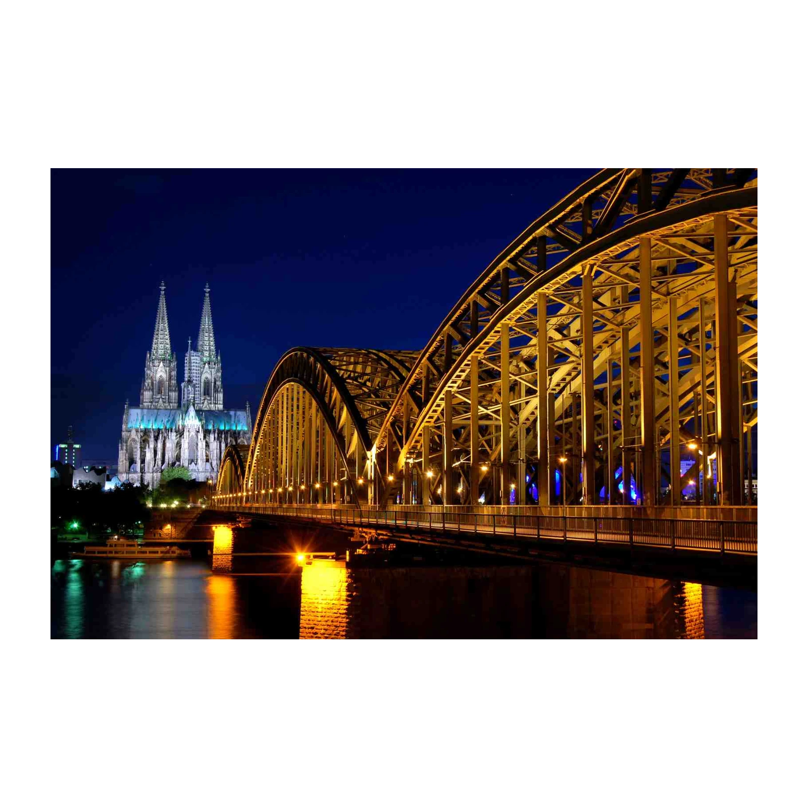 Cologne Cathedral & Hohenzollern Bridge Wall Art