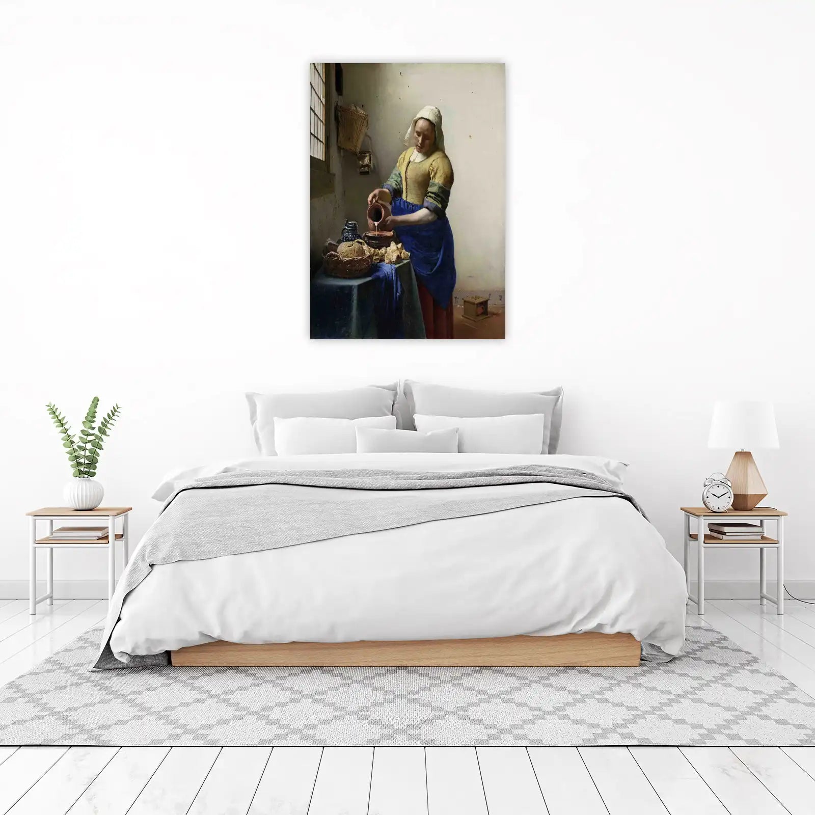 The Milkmaid Vermeer Style Wall Art