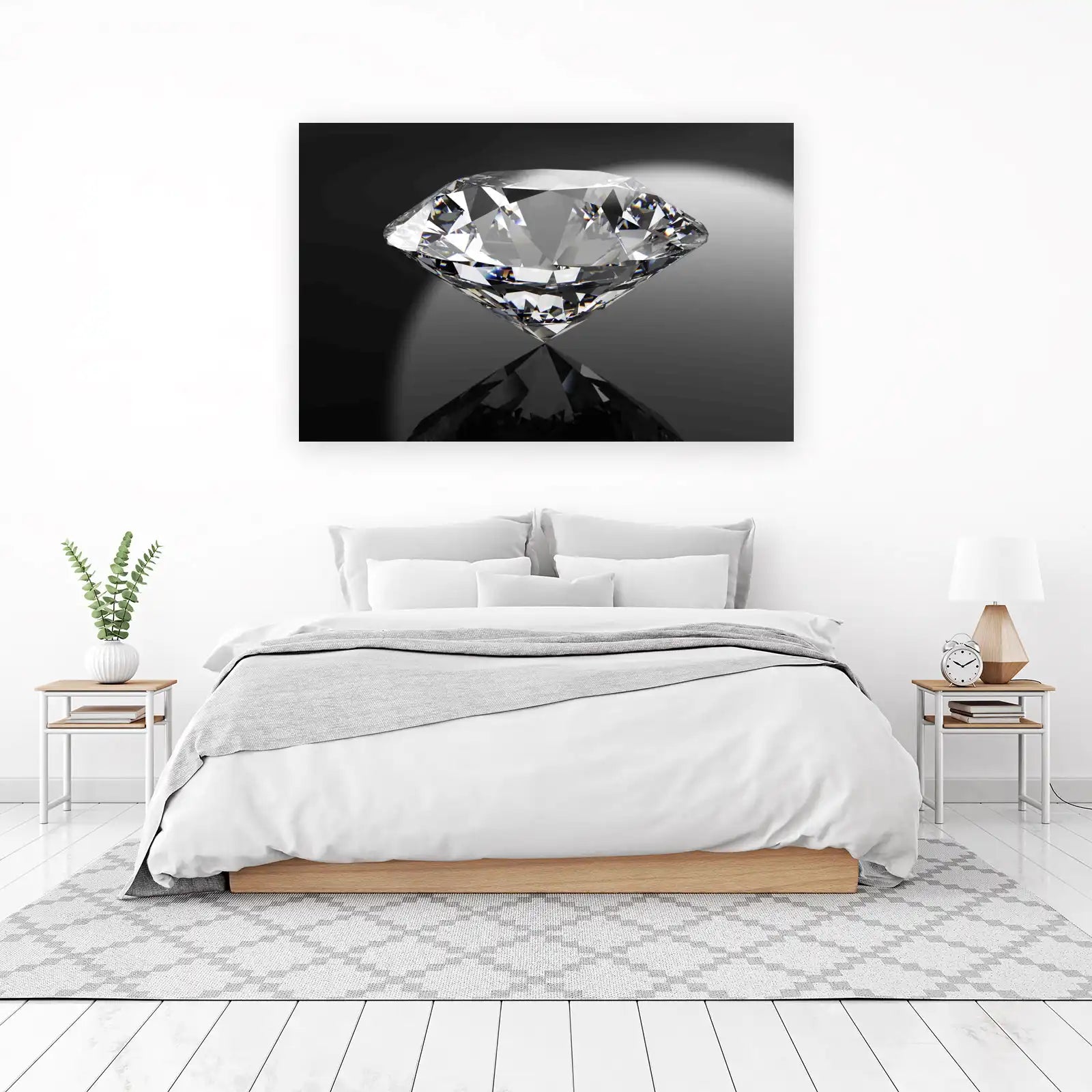 Sparkling Diamond Luxury Wall Art