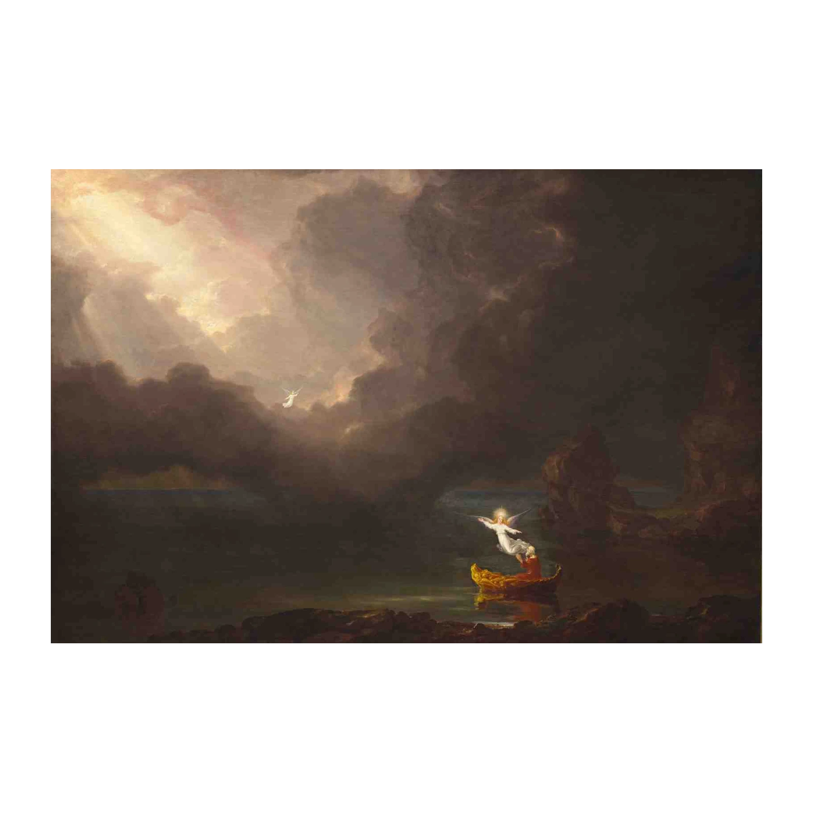 Angelic Voyage Dreamy Sky Wall Art