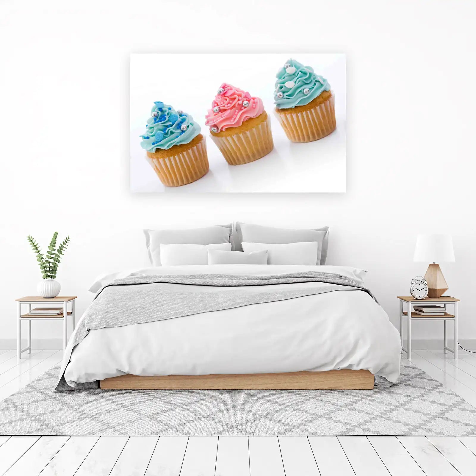 Sweet Delights Cupcake Art Wall Art