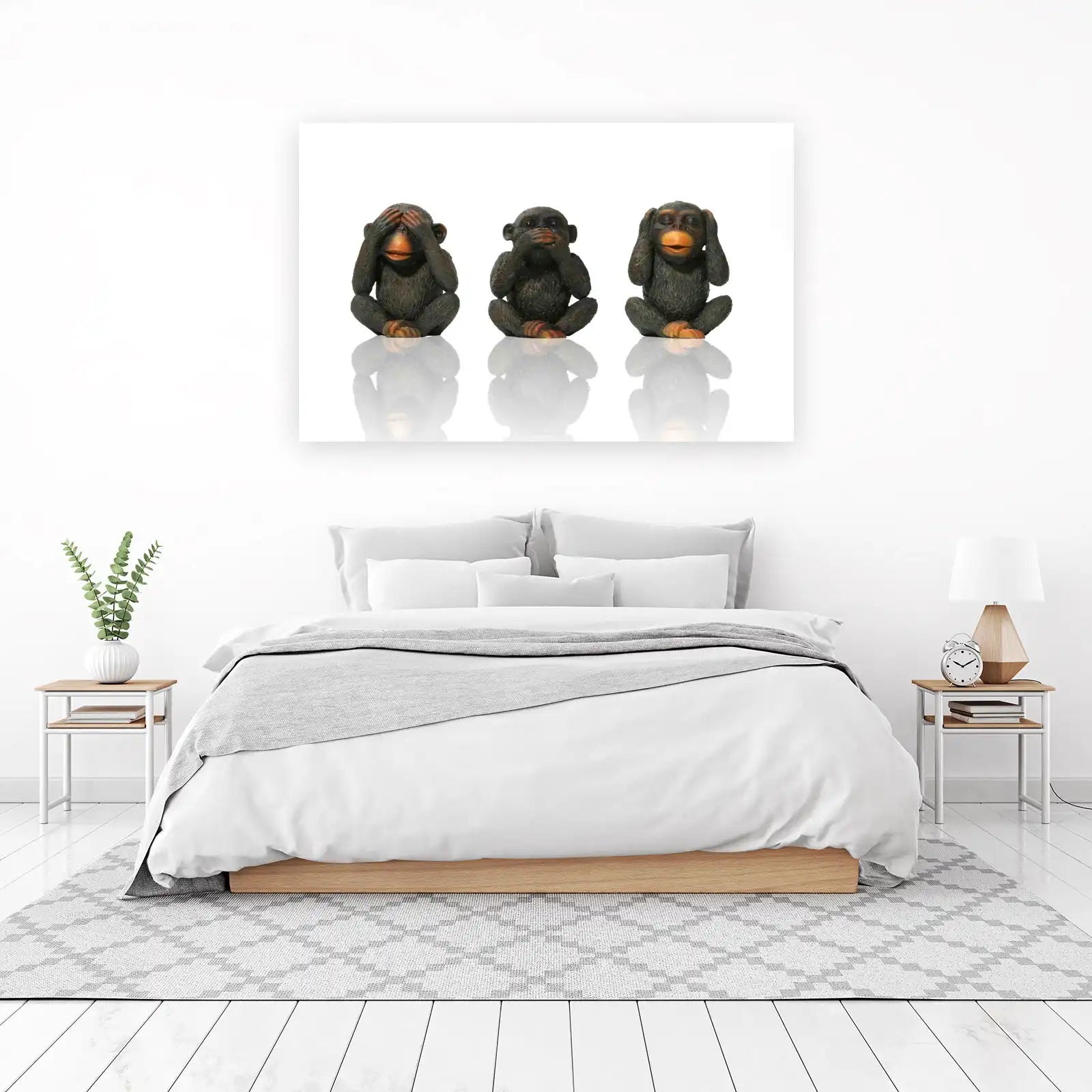 Wise Monkey Trio Wall Art Wall Art