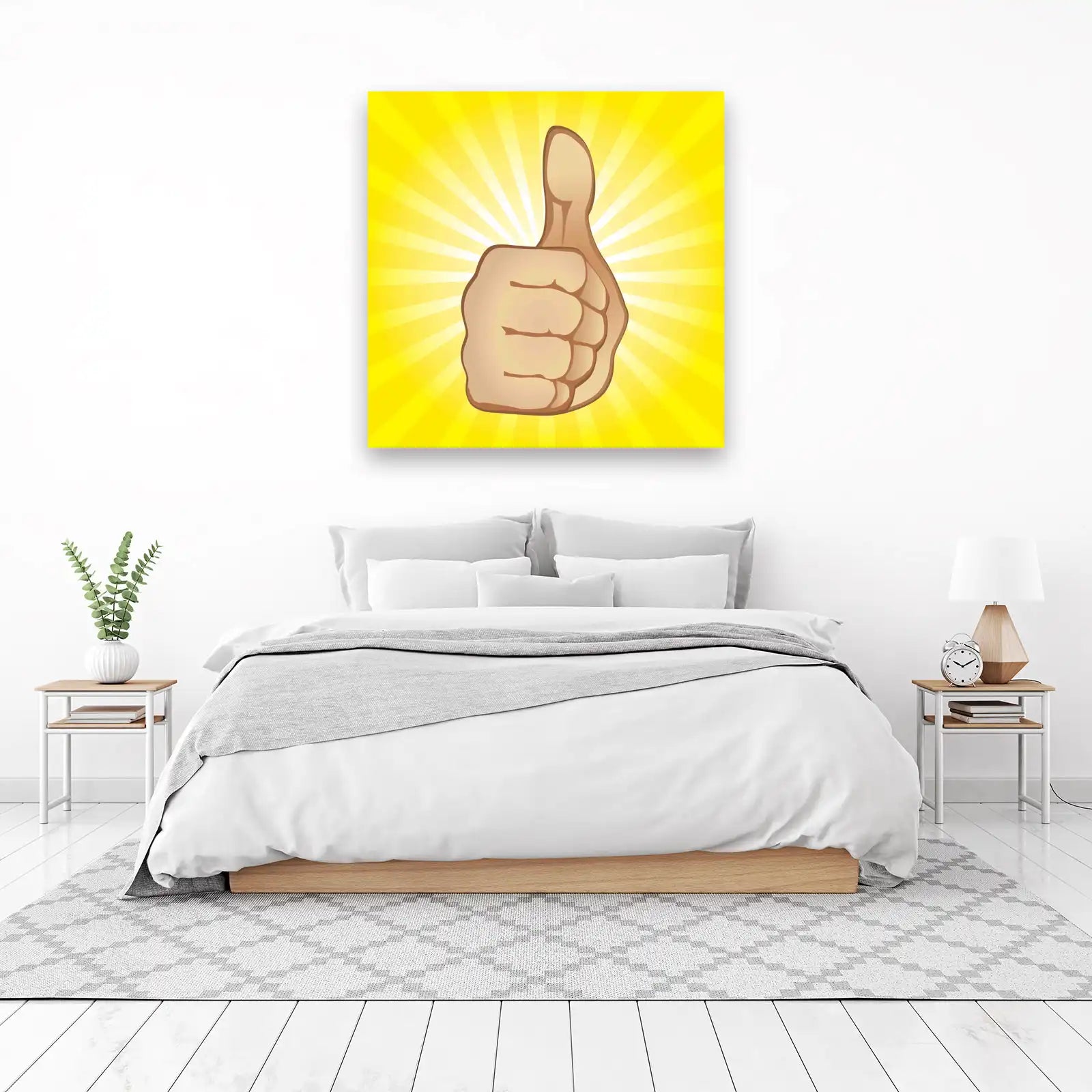 Thumbs Up Funky Retro Pop Art Wall Art