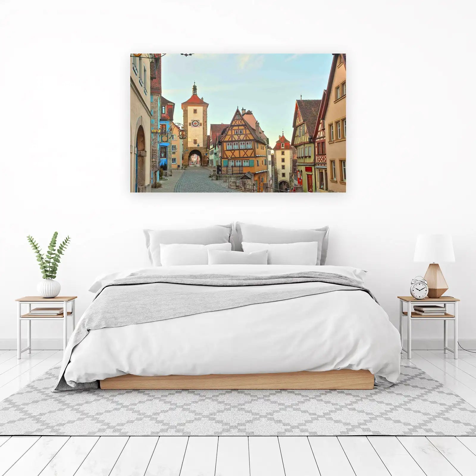 Enchanting Germany Street Scene Wall Art