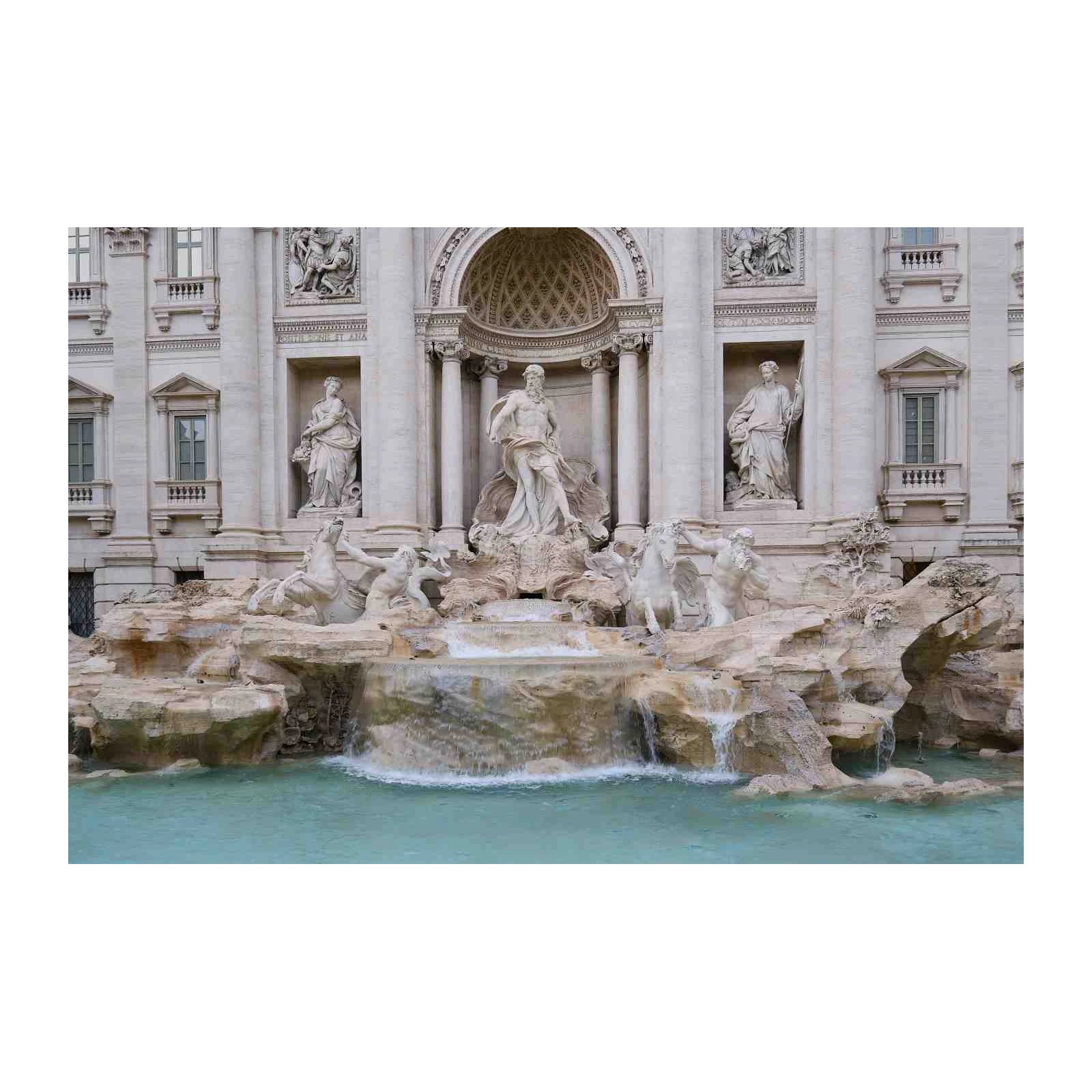 Majestic Trevi Fountain Rome Wall Art