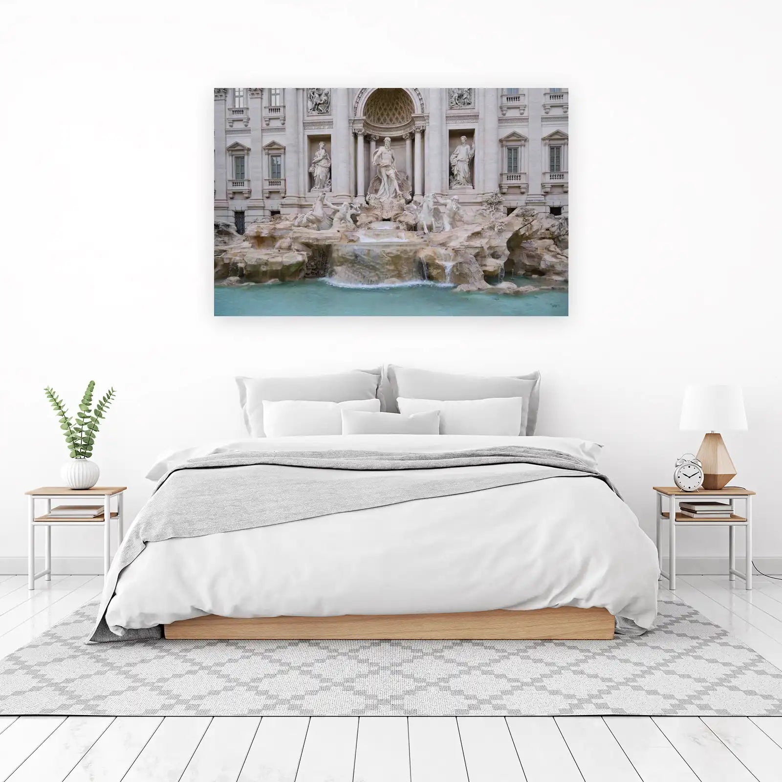 Majestic Trevi Fountain Rome Wall Art