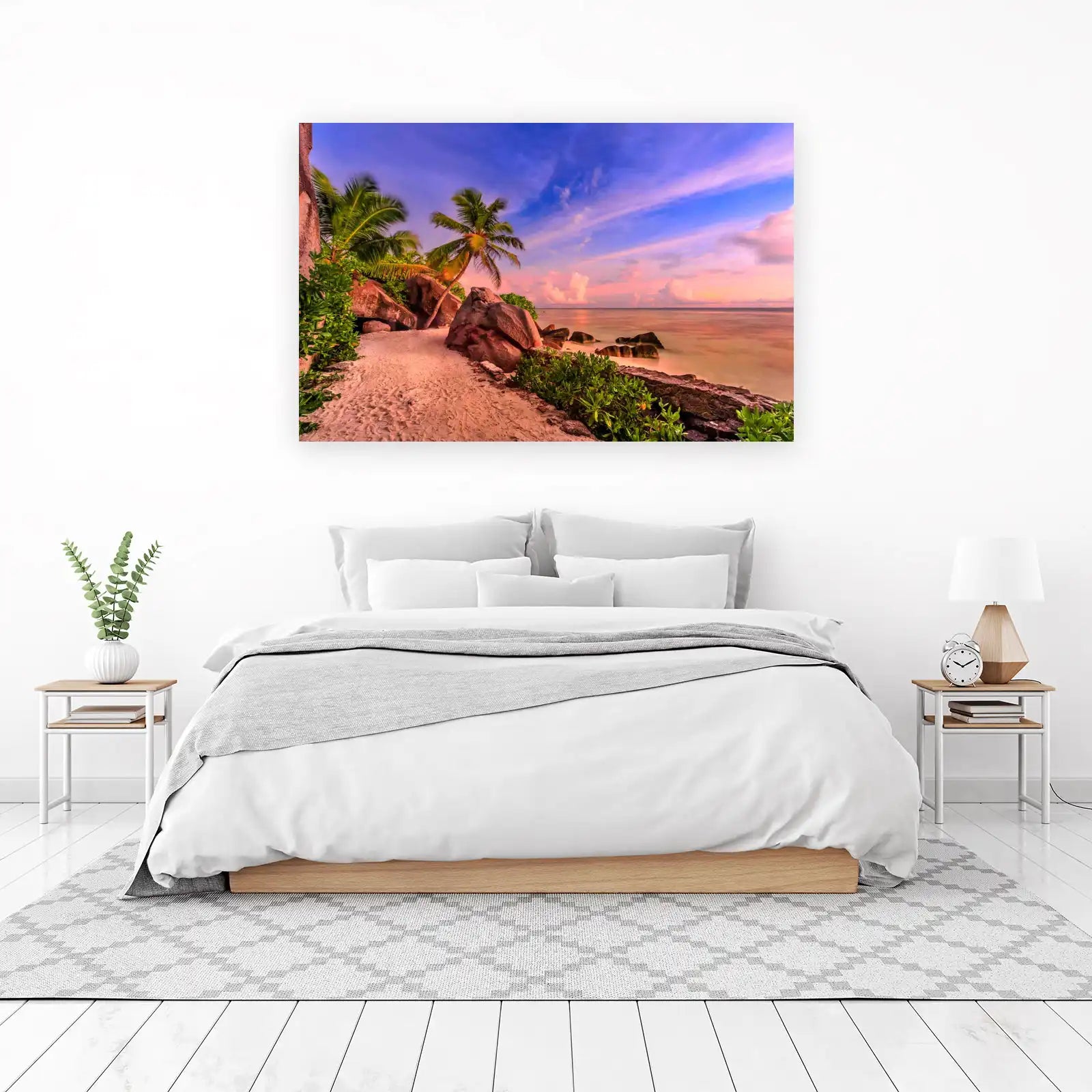 Tranquil Sunset Beach Paradise Wall Art