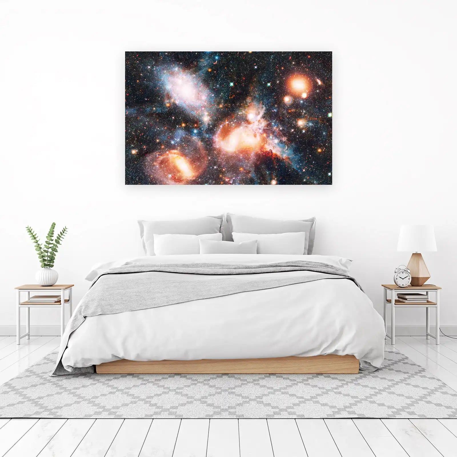 Cosmic Galaxy Nebula Wall Art Wall Art