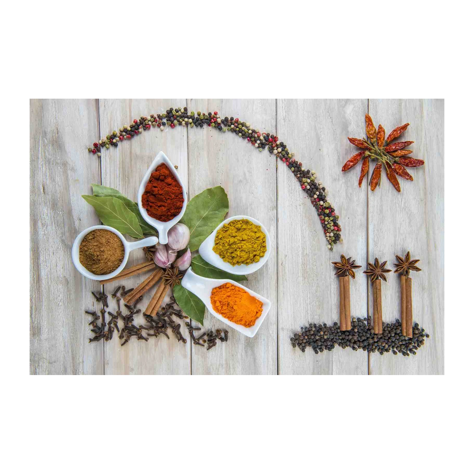 Vibrant Spice Collection Wall Art Wall Art
