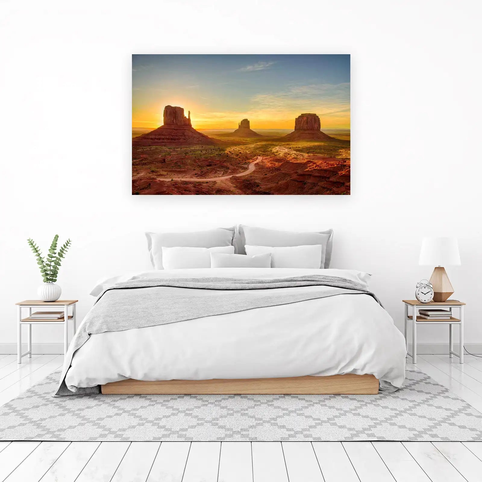 Monument Valley Sunrise Landscape Wall Art