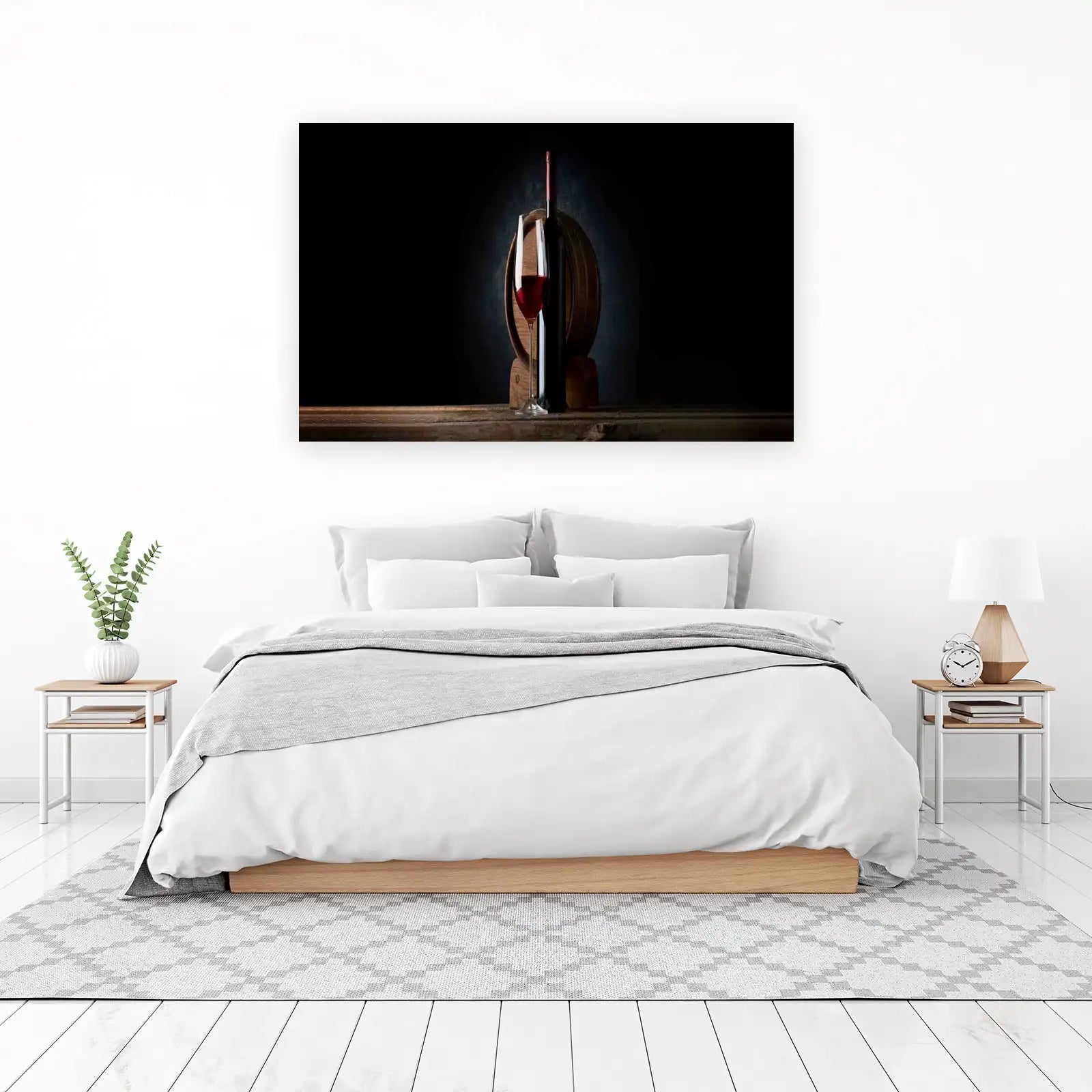 Elegant Wine & Barrel Wall Art