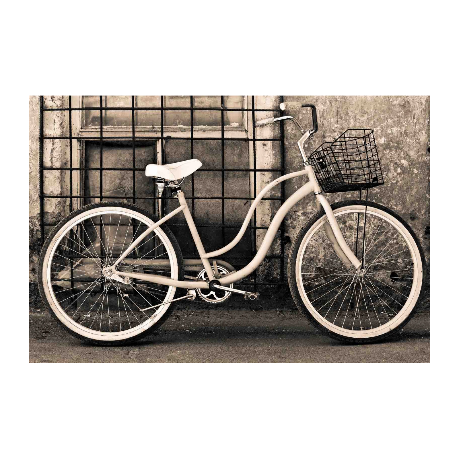 Vintage Cruiser Bicycle Sepia Wall Art