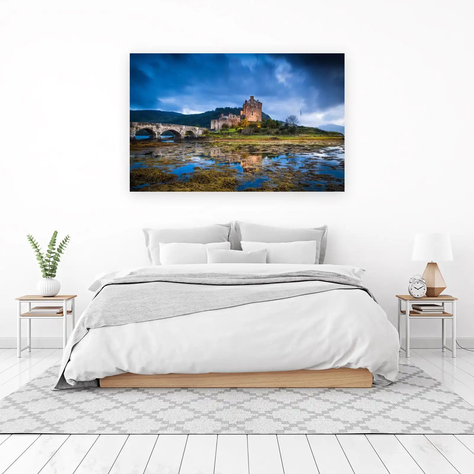 Majestic Castle Landscape Wall Art