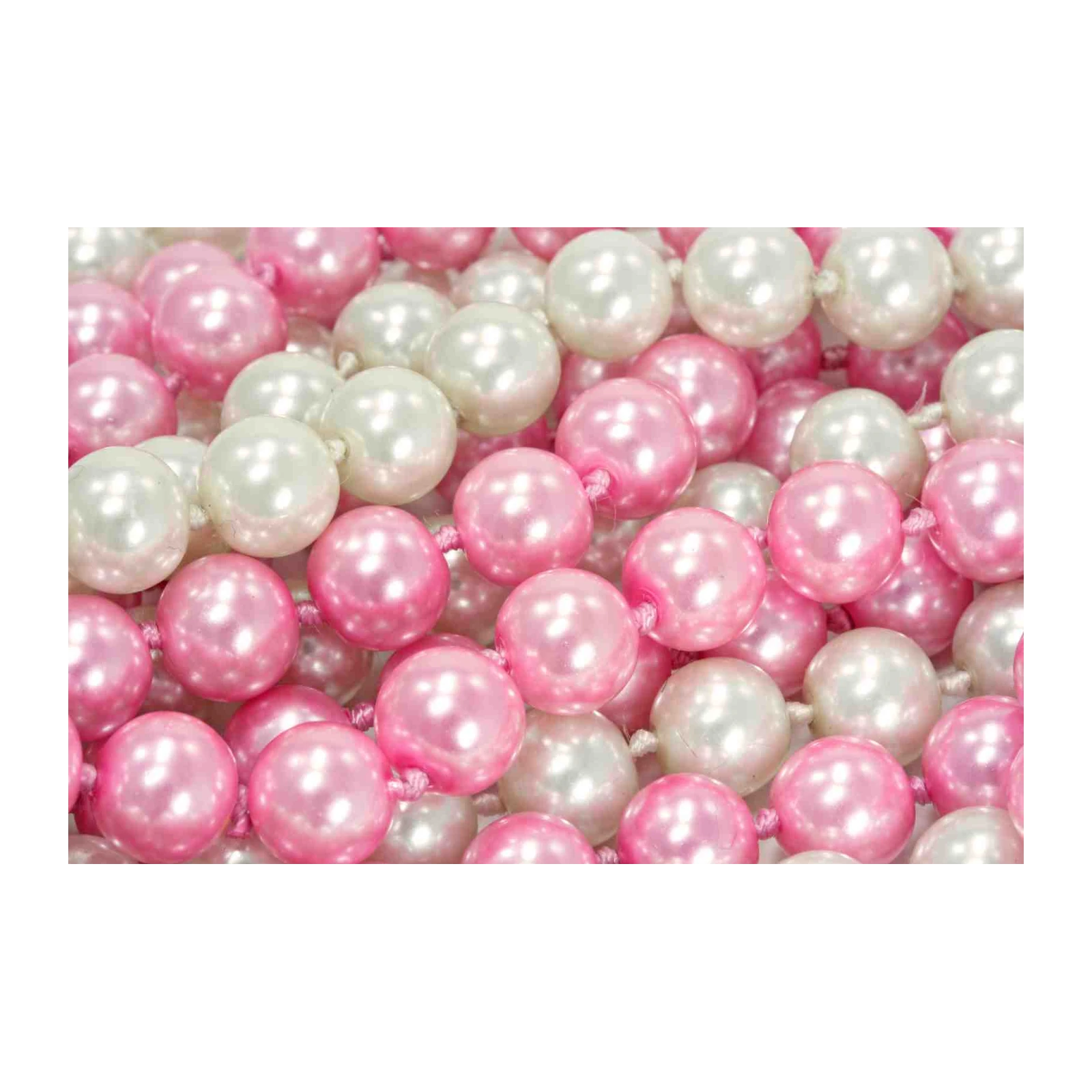 Elegant Pink & White Pearls Wall Art