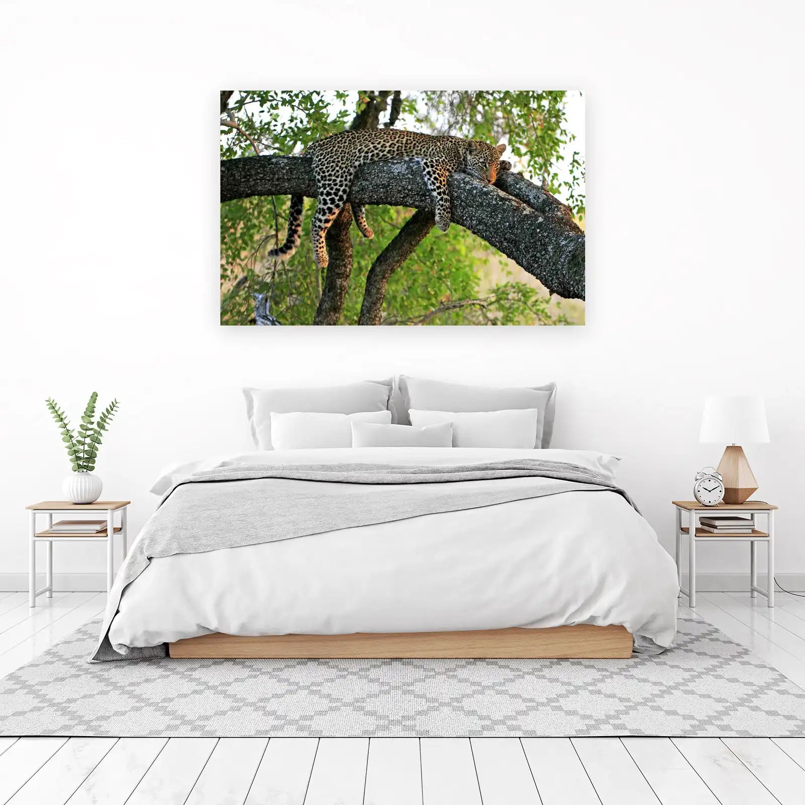 Resting Leopard Safari Wall Art Wall Art