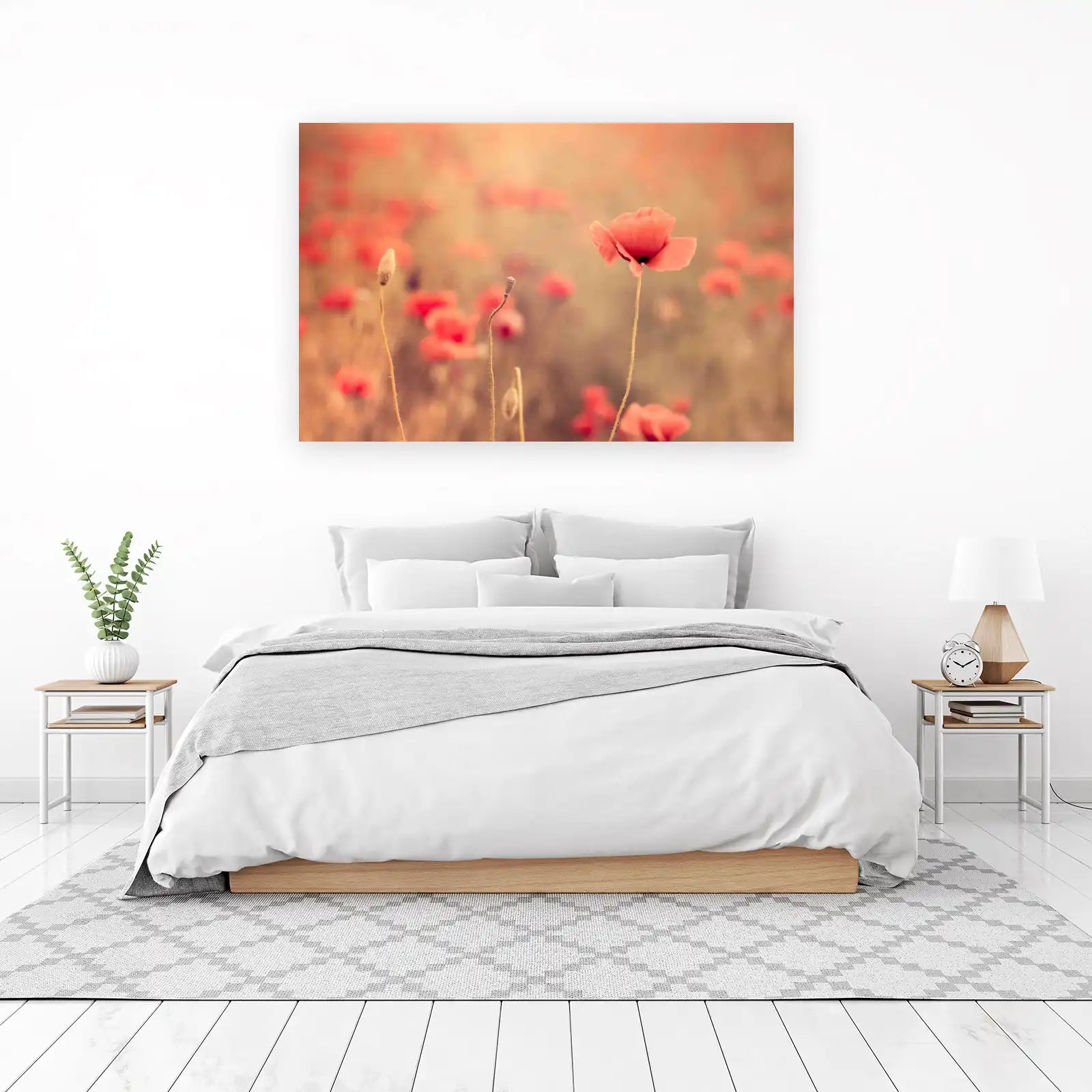 Soft Poppy Field Dream Wall Art