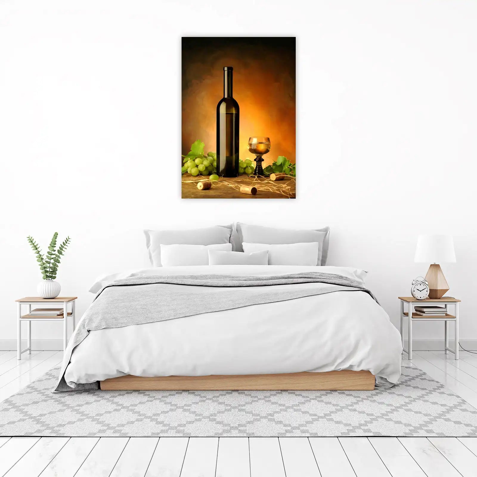 Elegant Wine Still Life Wall Art