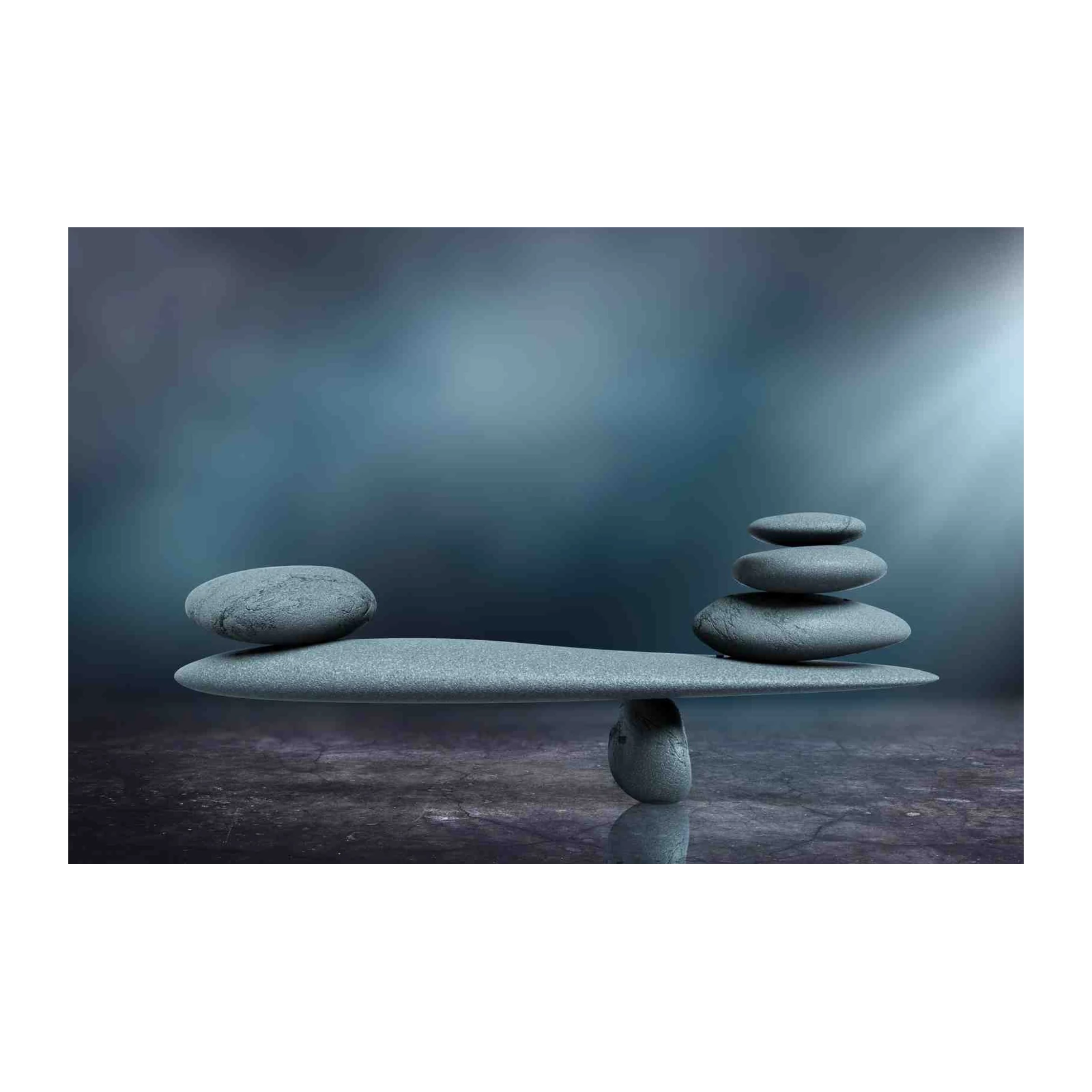 Zen Balance Stone Art Wall Art