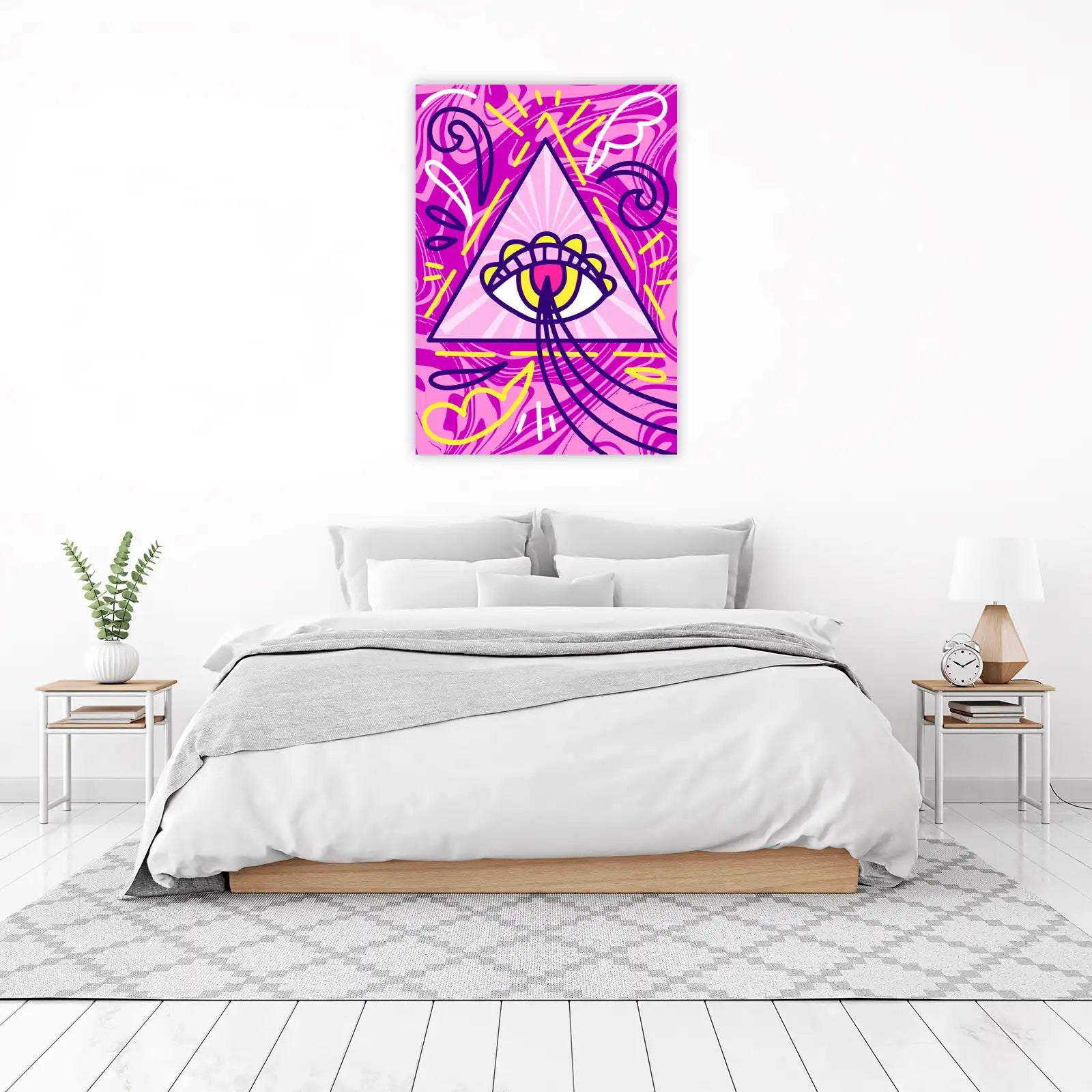 Vibrant Eye of Providence Wall Art