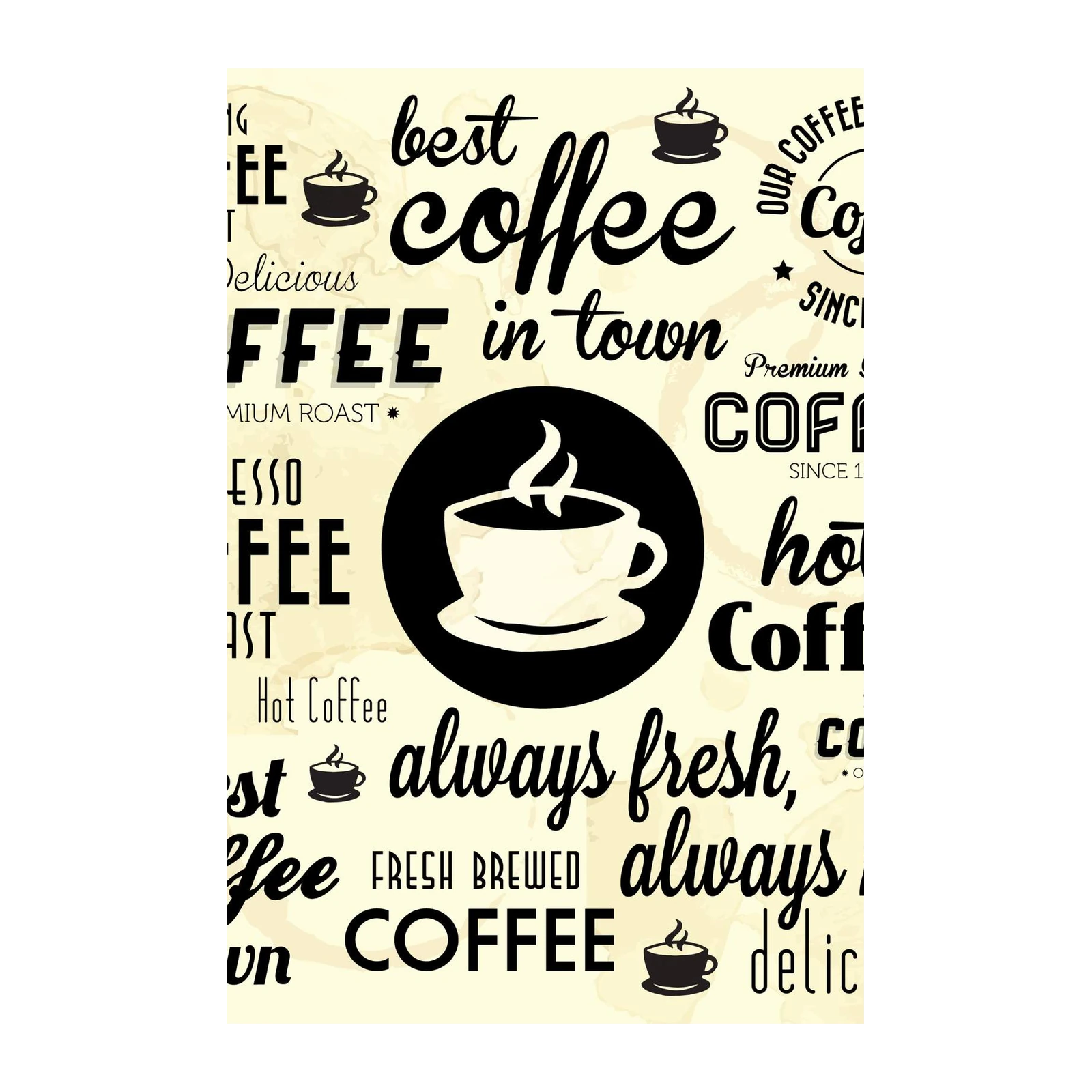 Vintage Coffee Lover's Collage Wall Art