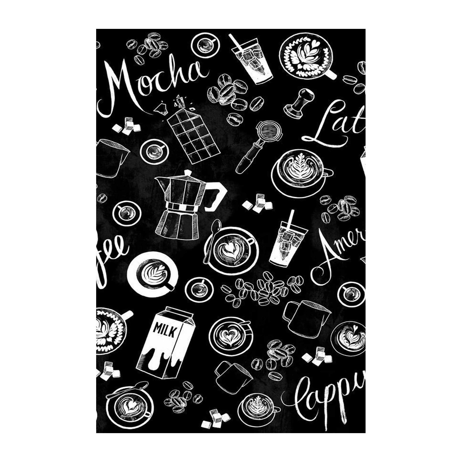 Chalkboard Coffee Art Wall Art - Cafe Decor