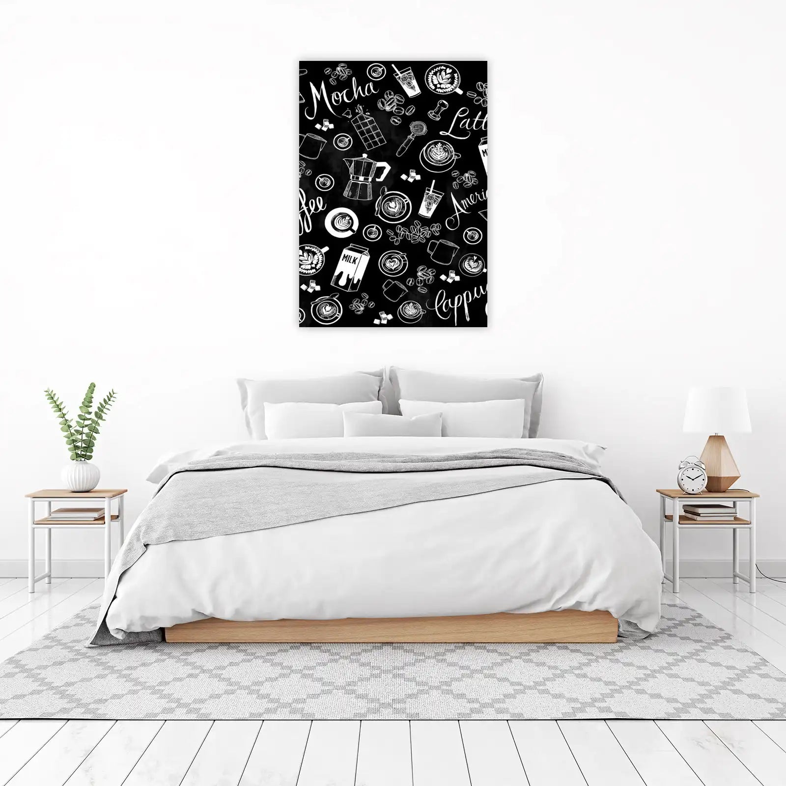 Chalkboard Coffee Art Wall Art - Cafe Decor