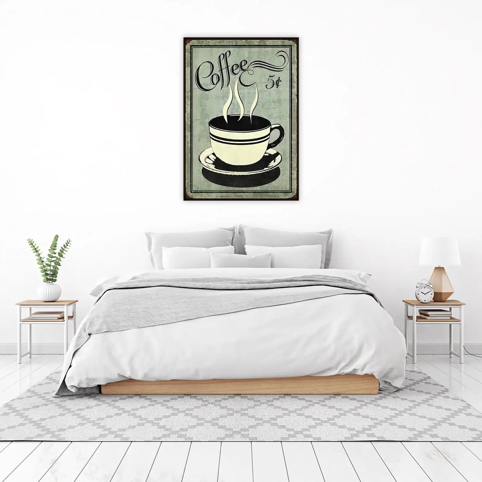 Vintage Coffee Cup Art Wall Art