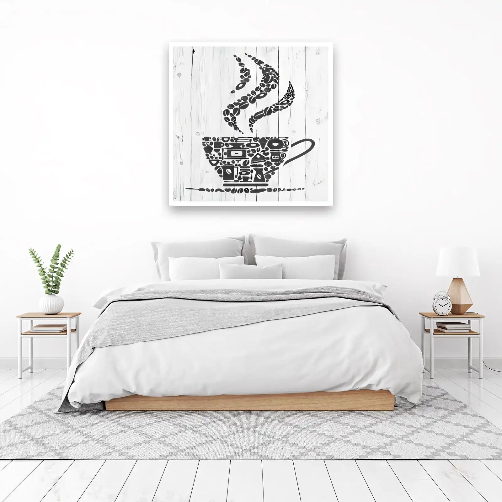 Abstract Coffee Cup Art Wall Art
