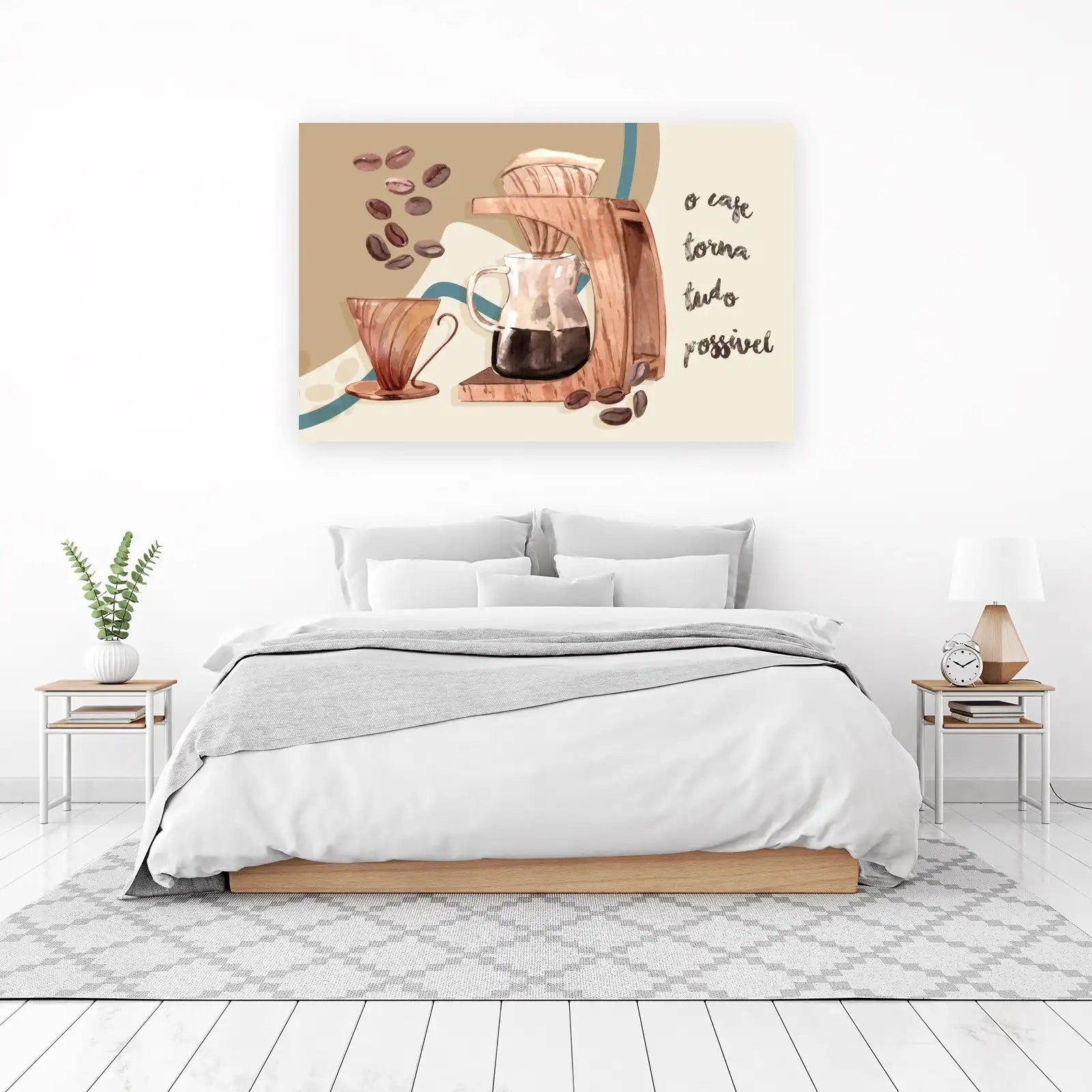 Watercolor Coffee Ritual Wall Art