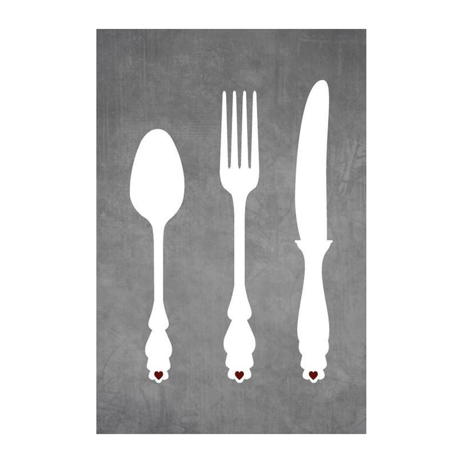Chic Cutlery Trio Wall Art Wall Art