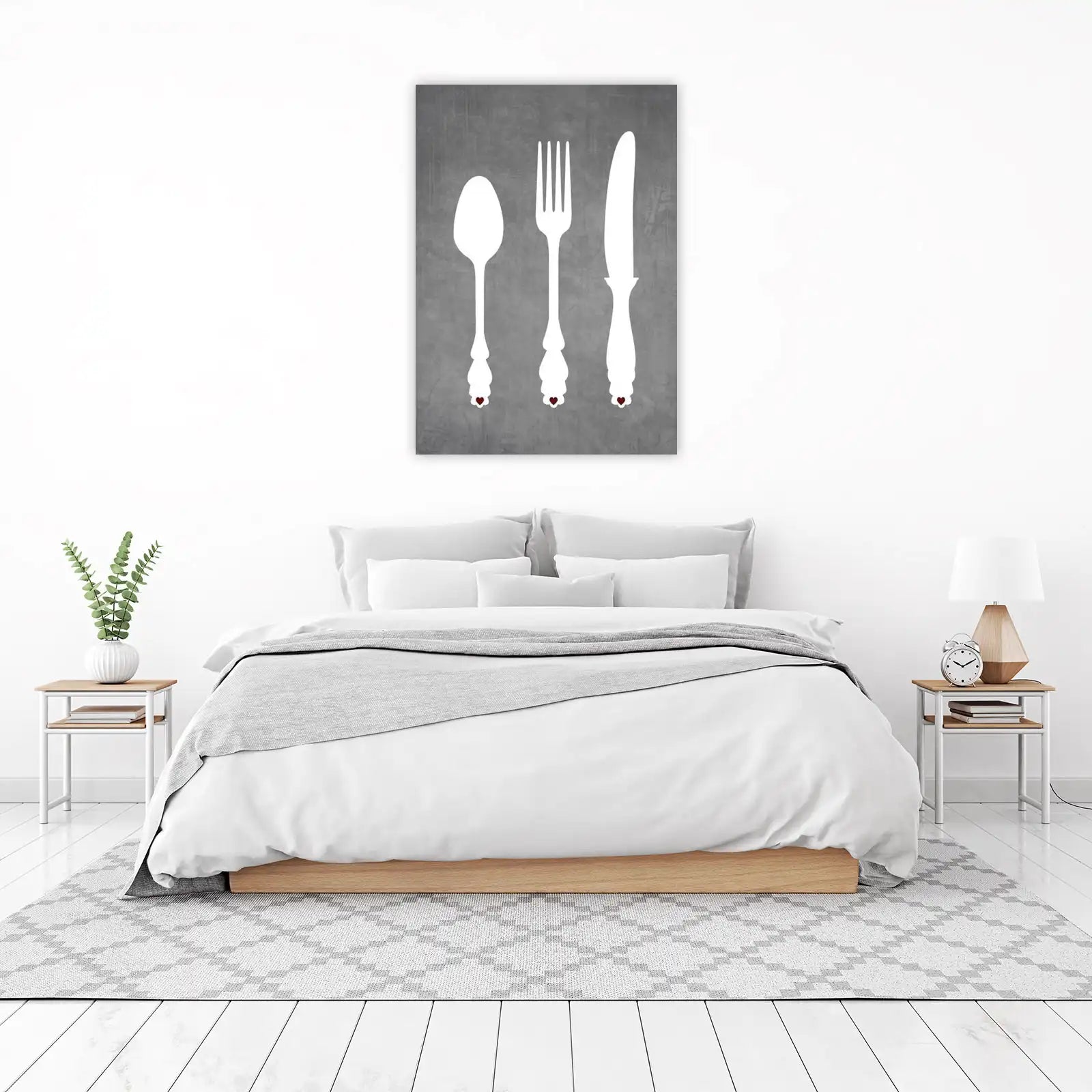 Chic Cutlery Trio Wall Art Wall Art