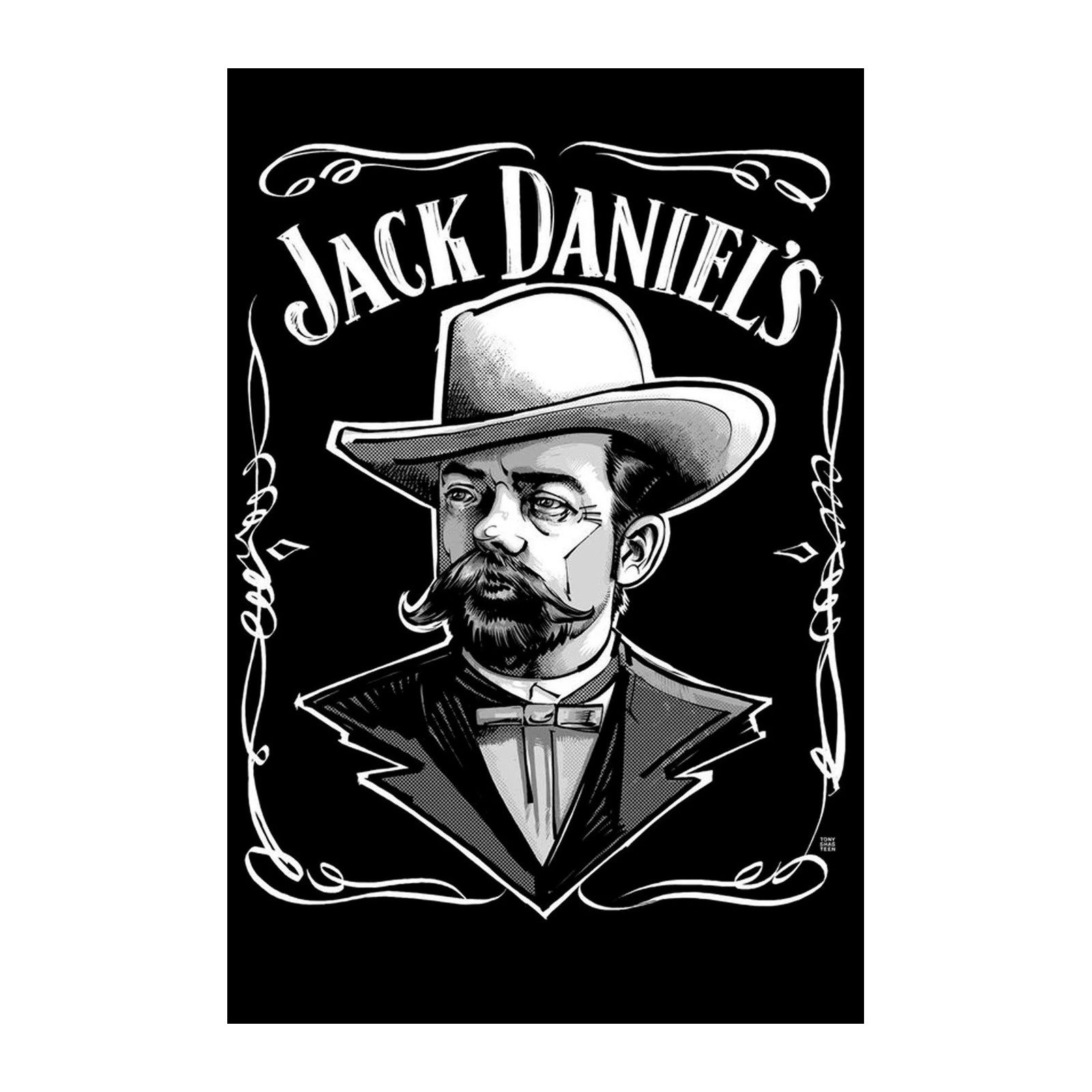 Vintage Jack Daniel's Gentleman Wall Art