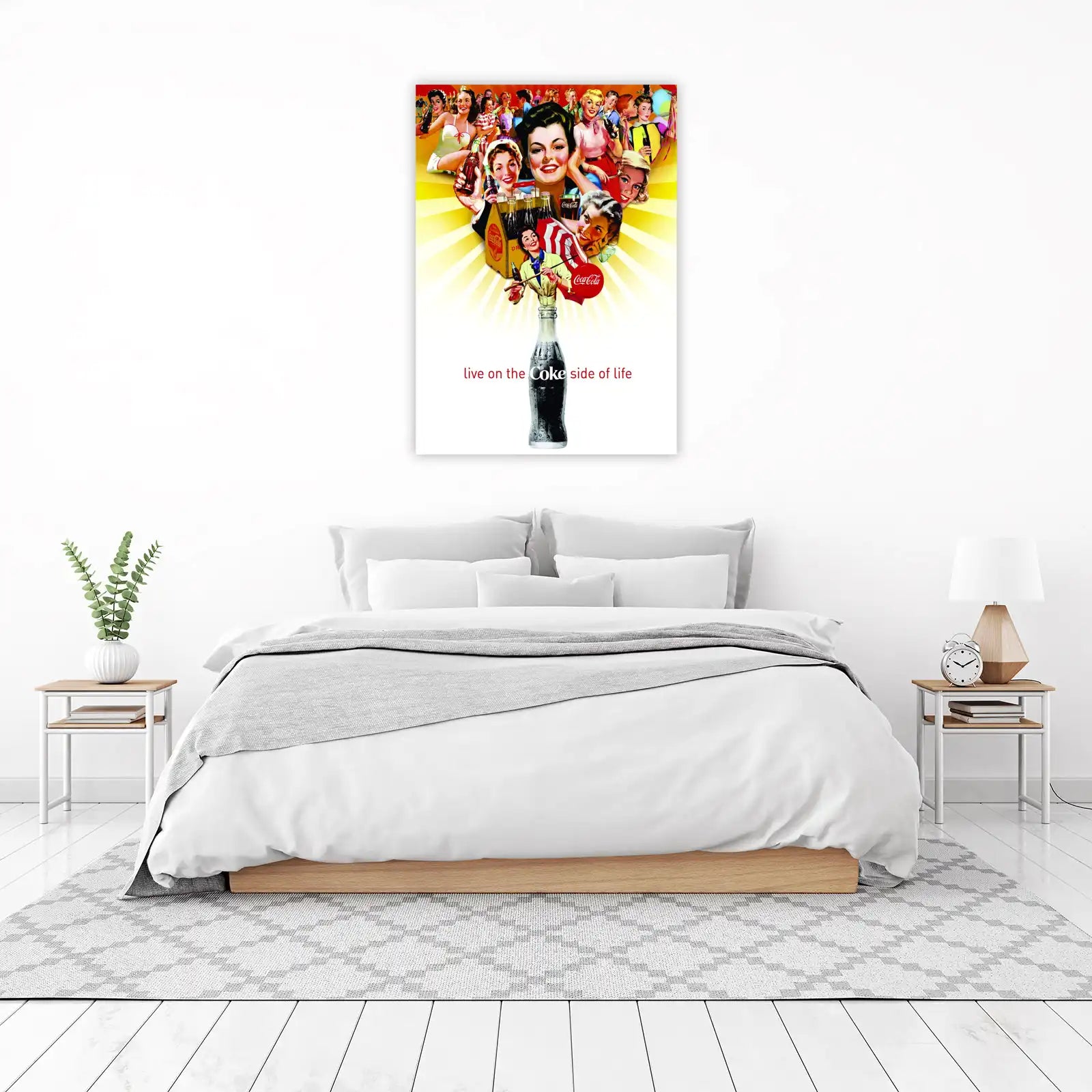 Retro Coca-Cola Party Vintage Wall Art