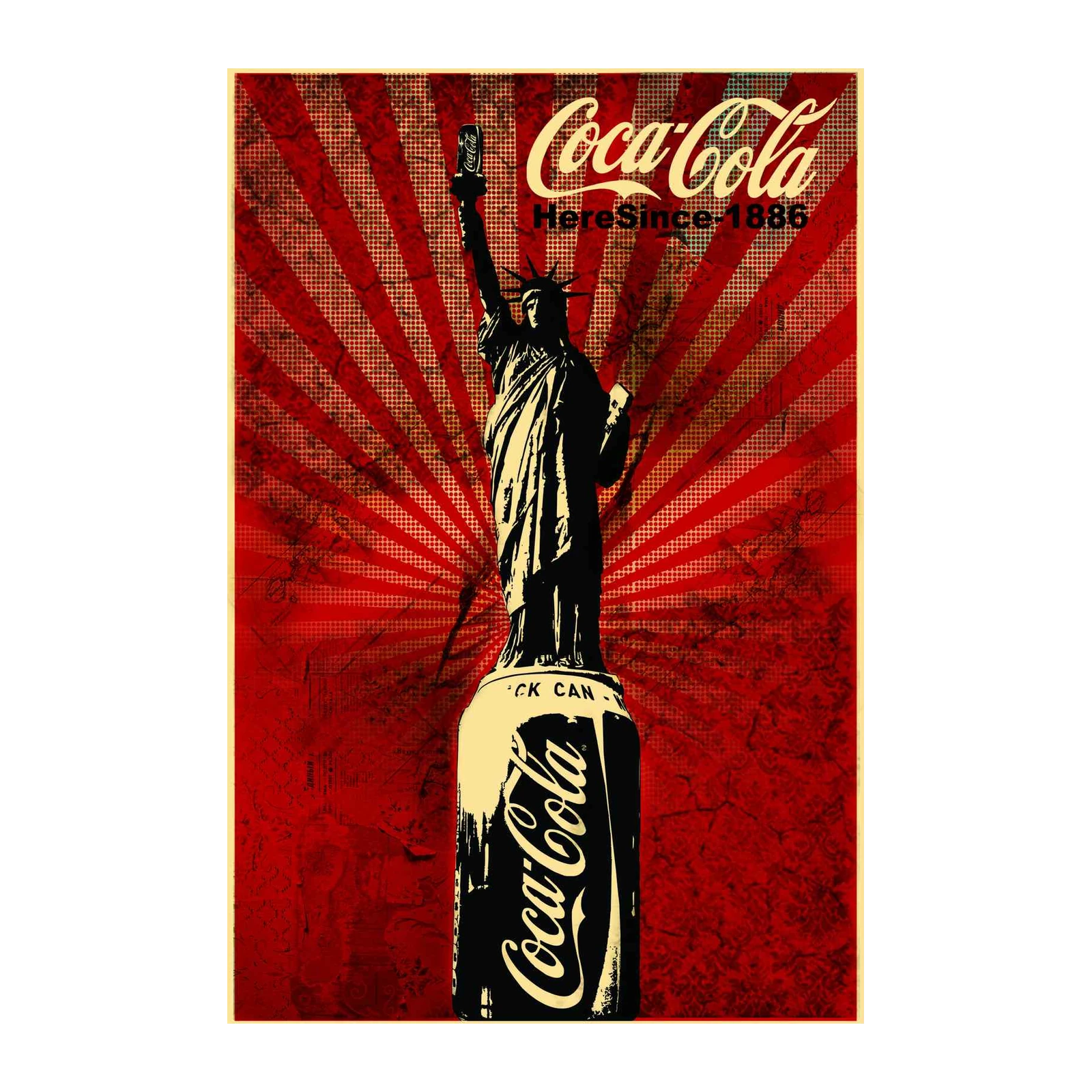 Statue of Liberty Coca-Cola Wall Art