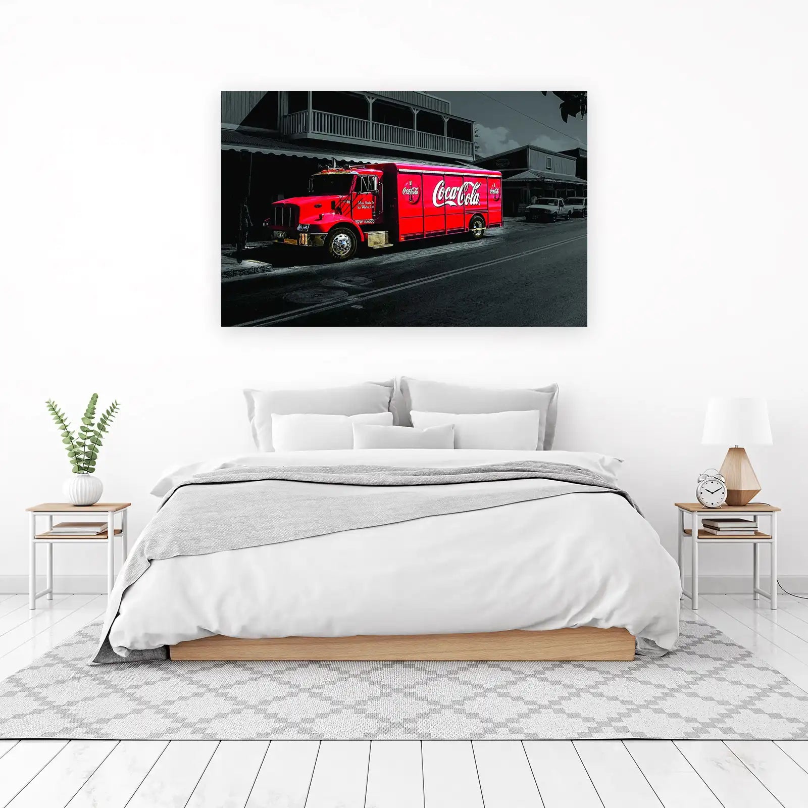 Vintage Coca-Cola Delivery Truck Wall Art