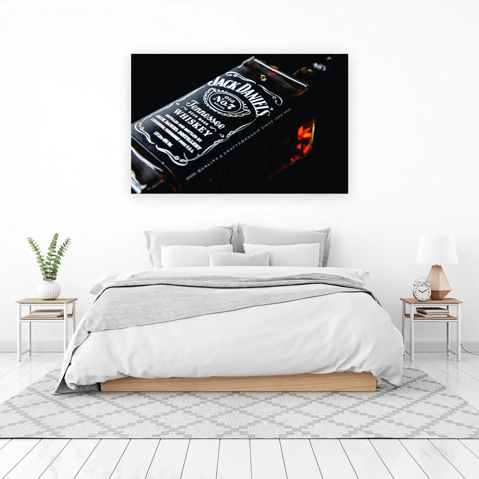 Jack Daniel's Tennessee Whiskey Label Wall Art