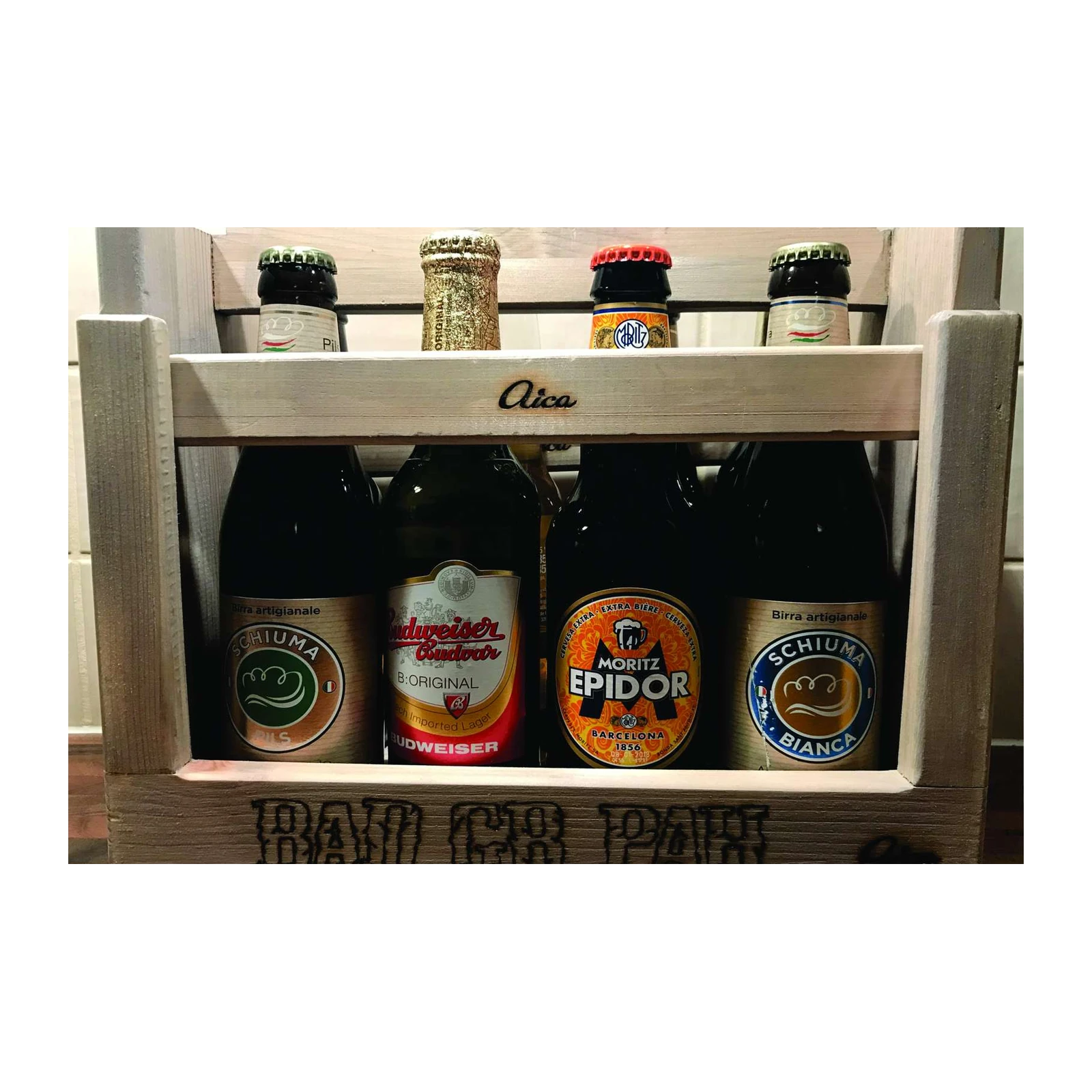 Vintage Beer Crate Wall Art Wall Art