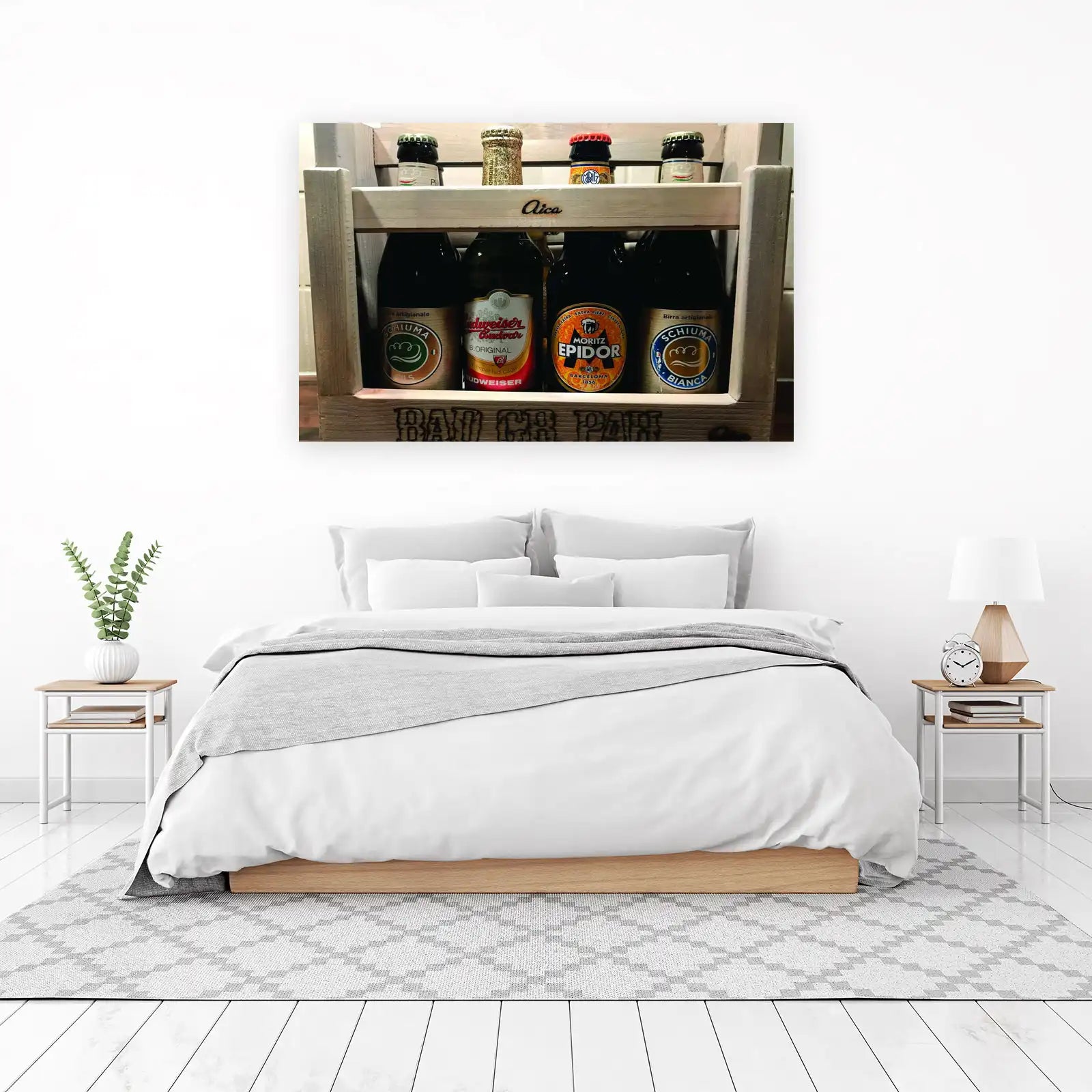 Vintage Beer Crate Wall Art Wall Art